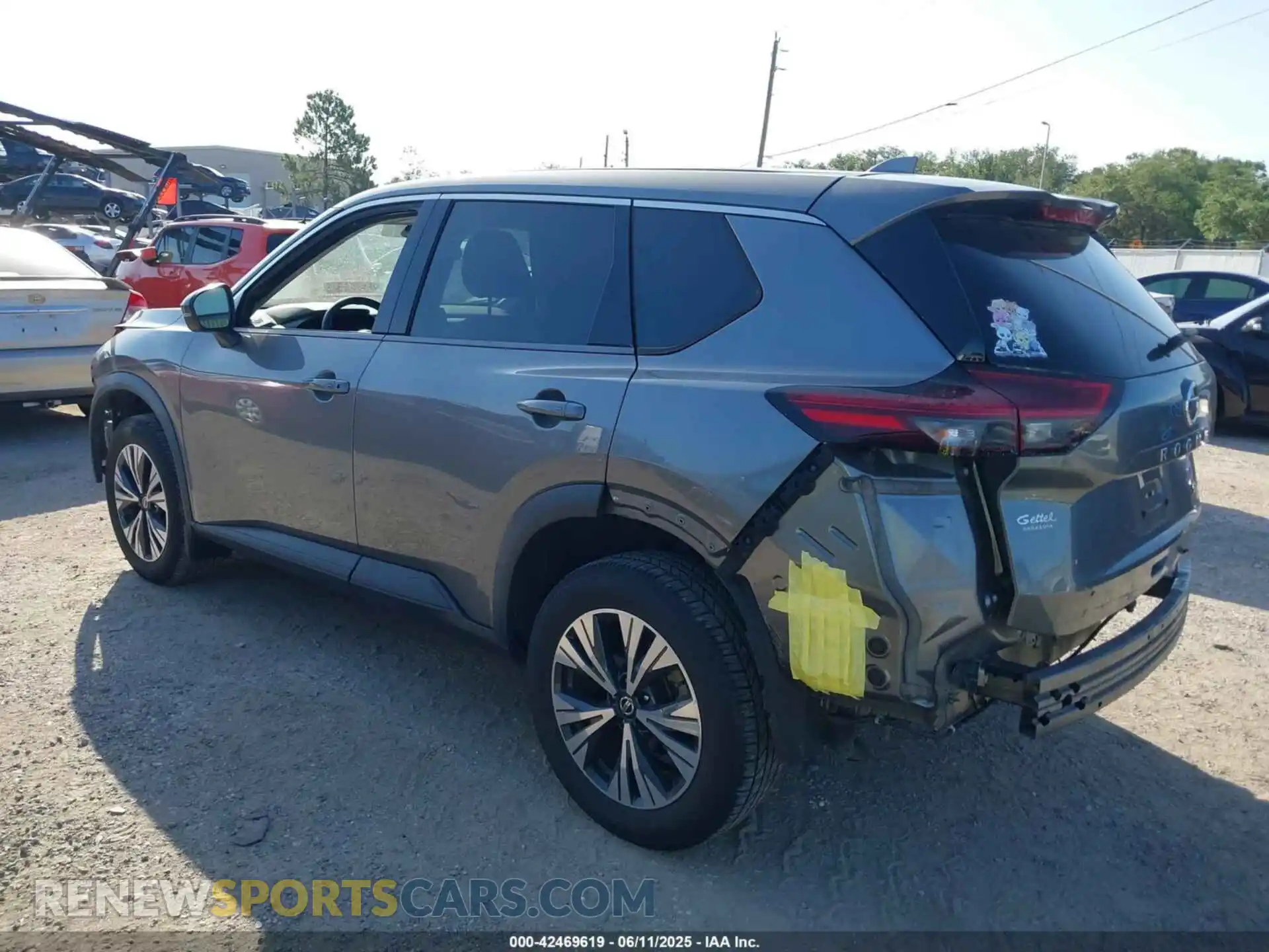 3 Photograph of a damaged car 5N1AT3BA8MC706460 NISSAN ROGUE 2021