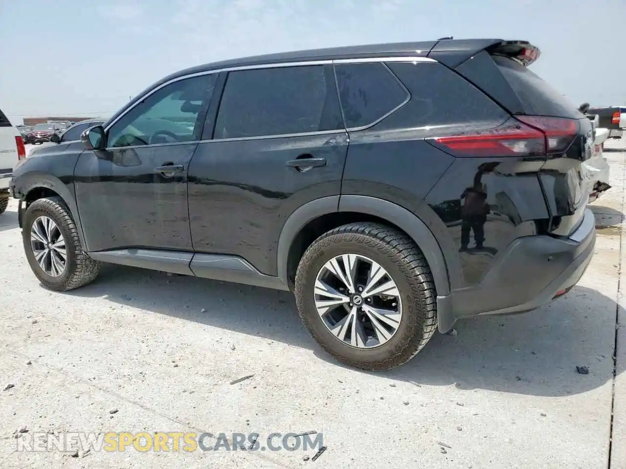 2 fotografías del automóvil dañado 5N1AT3BA8MC709312 NISSAN ROGUE 2021