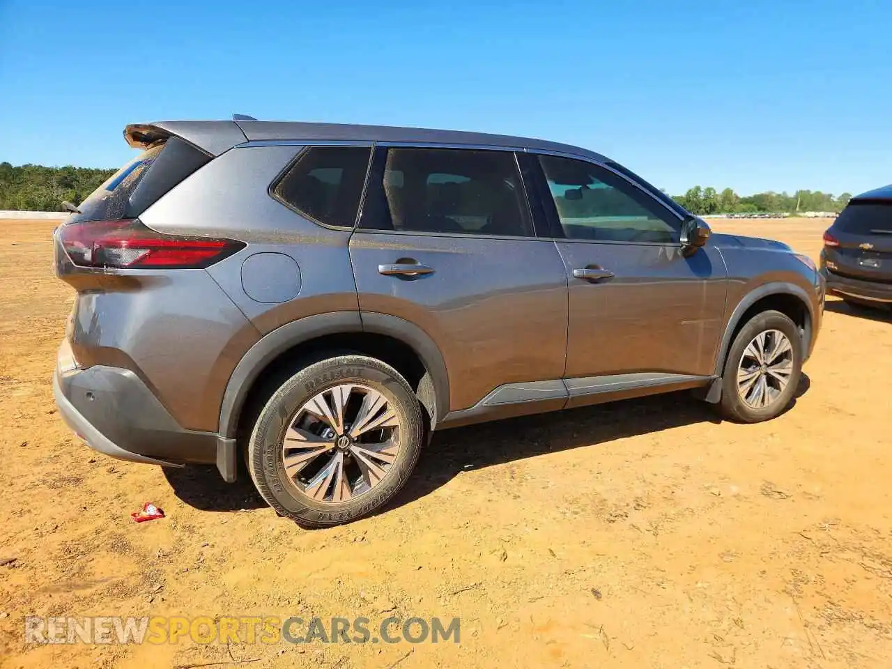3 Photograph of a damaged car 5N1AT3BA8MC722299 NISSAN ROGUE 2021