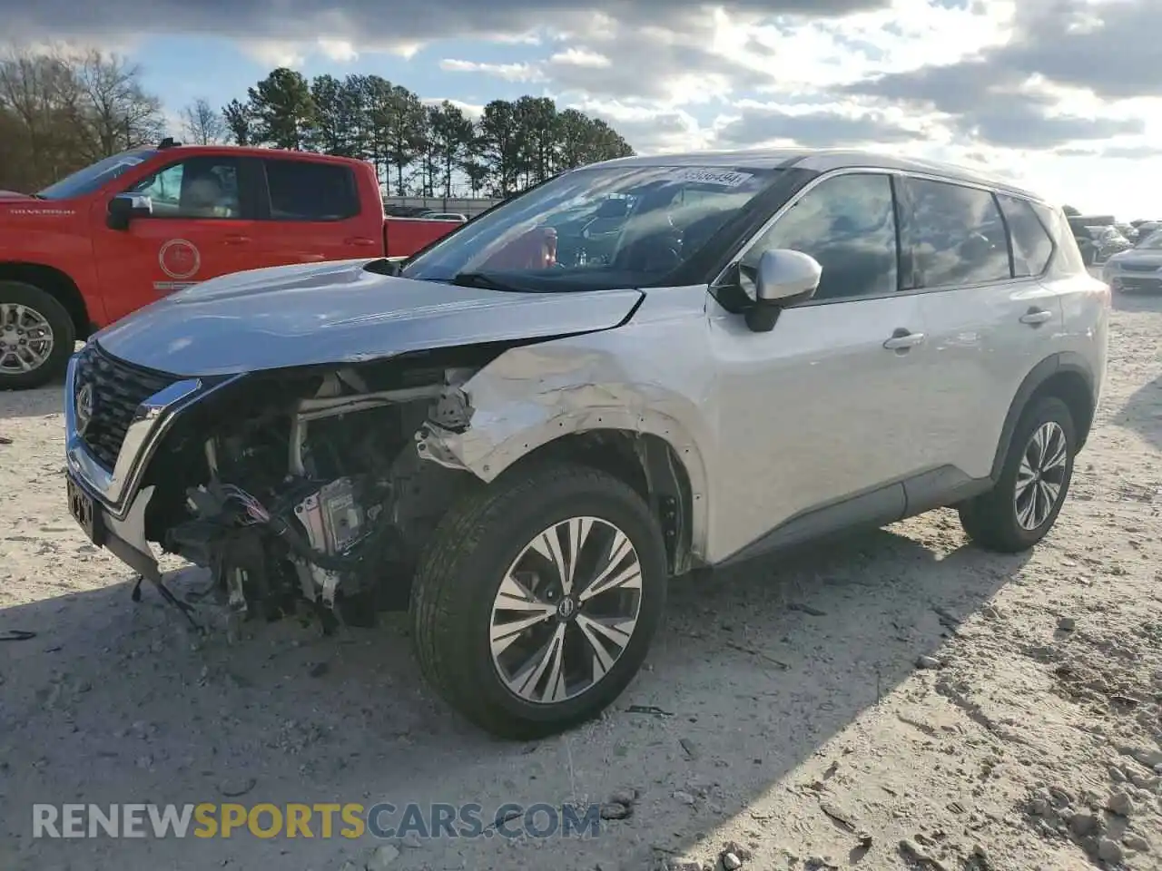 1 Photograph of a damaged car 5N1AT3BA8MC729530 NISSAN ROGUE 2021