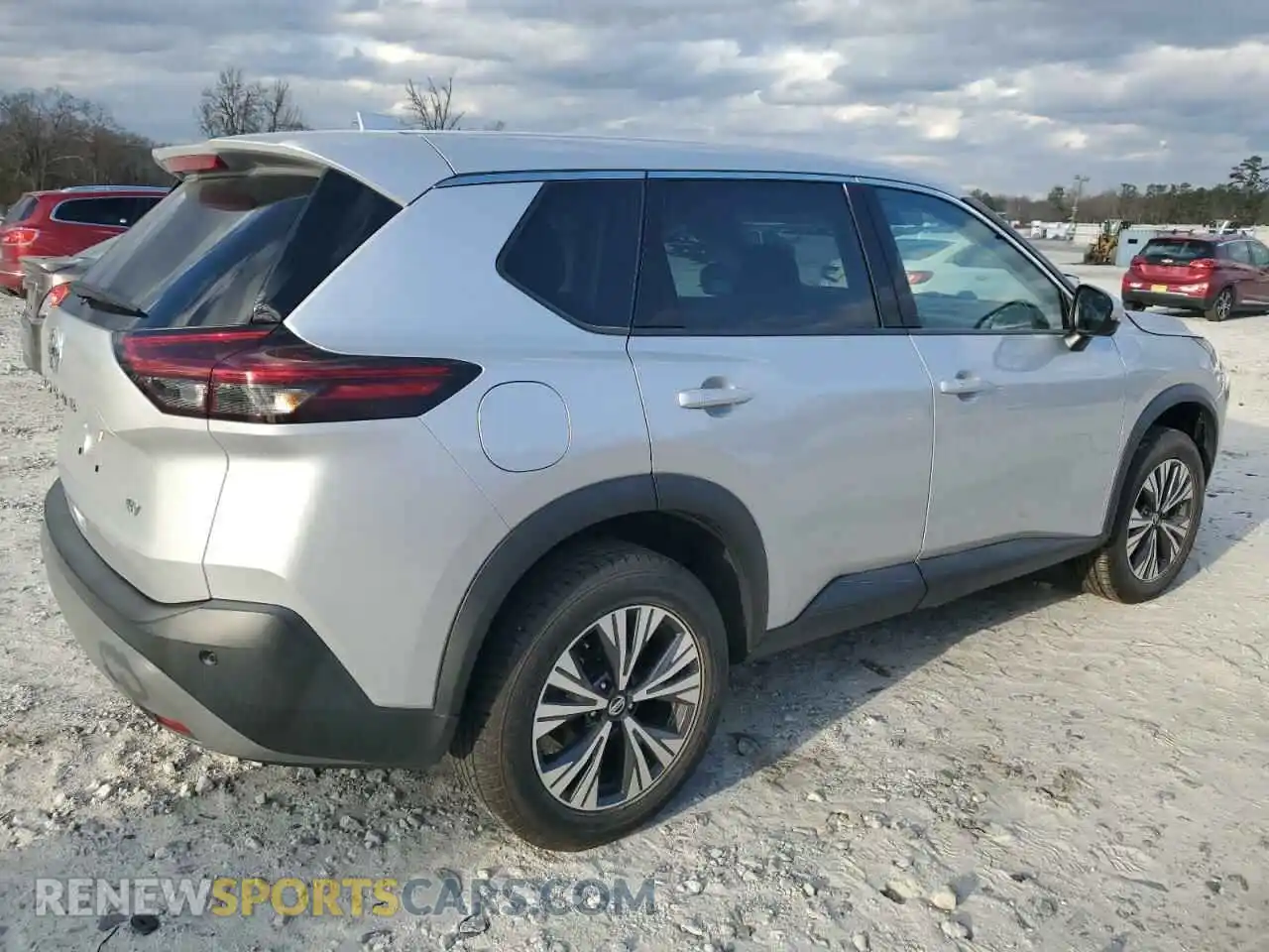 3 Photograph of a damaged car 5N1AT3BA8MC729530 NISSAN ROGUE 2021