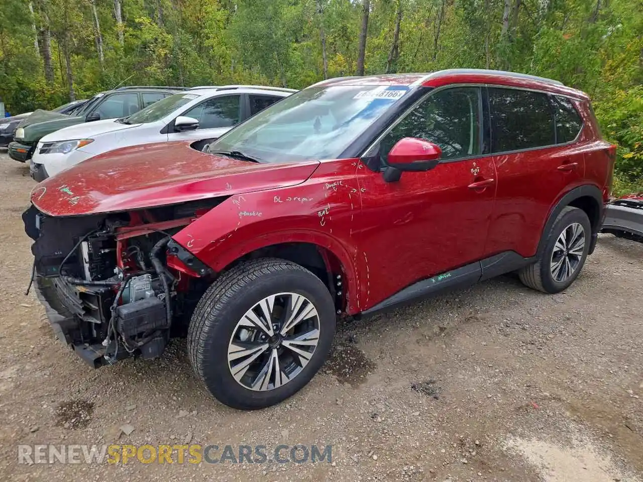 1 fotografías del automóvil dañado 5N1AT3BA8MC732797 NISSAN ROGUE 2021