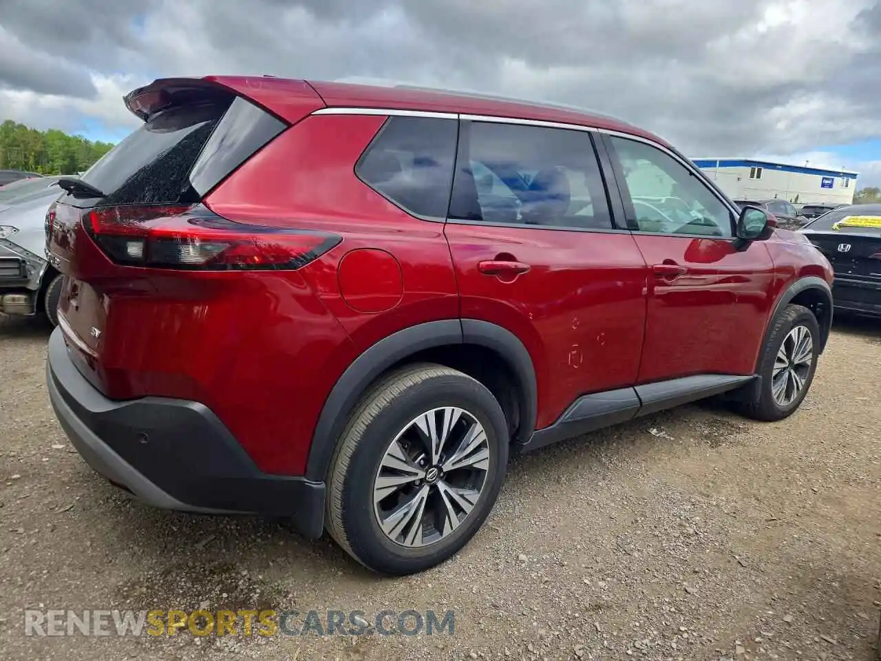 3 fotografías del automóvil dañado 5N1AT3BA8MC732797 NISSAN ROGUE 2021