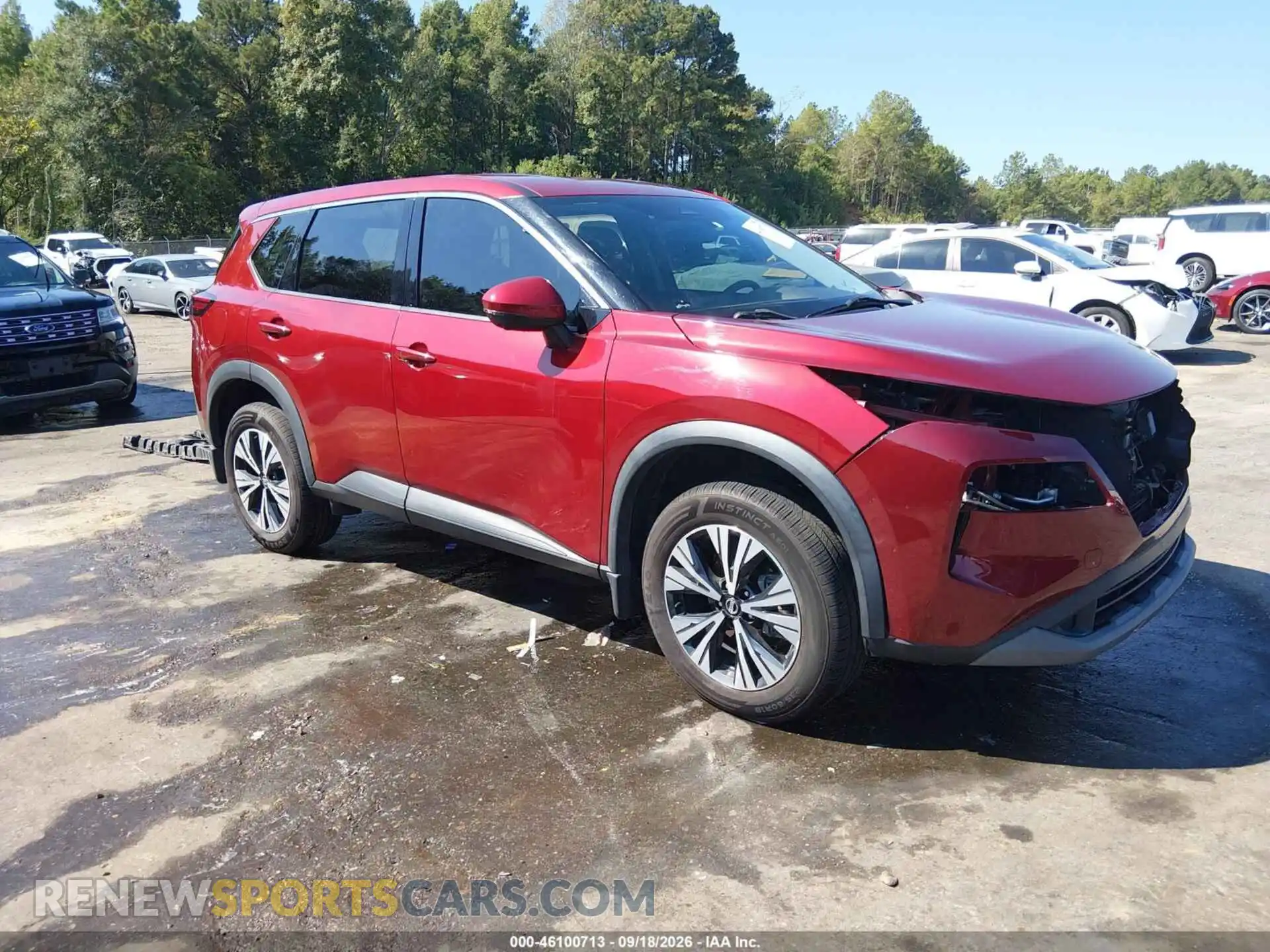1 Photograph of a damaged car 5N1AT3BA8MC735991 NISSAN ROGUE 2021