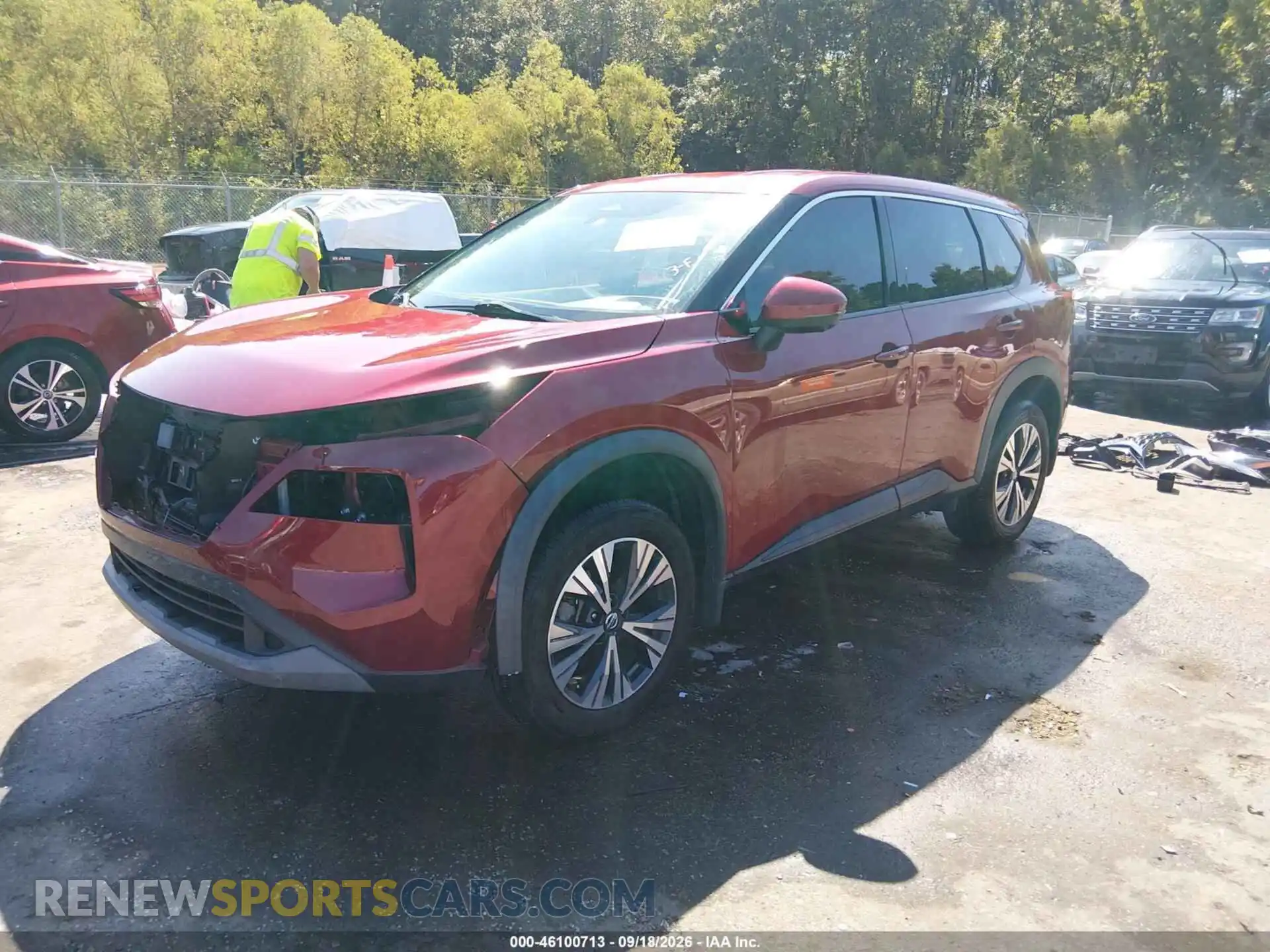 2 Photograph of a damaged car 5N1AT3BA8MC735991 NISSAN ROGUE 2021