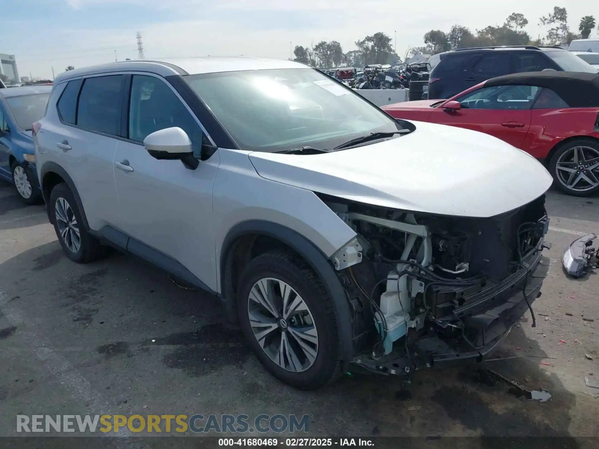 1 Photograph of a damaged car 5N1AT3BA8MC761698 NISSAN ROGUE 2021