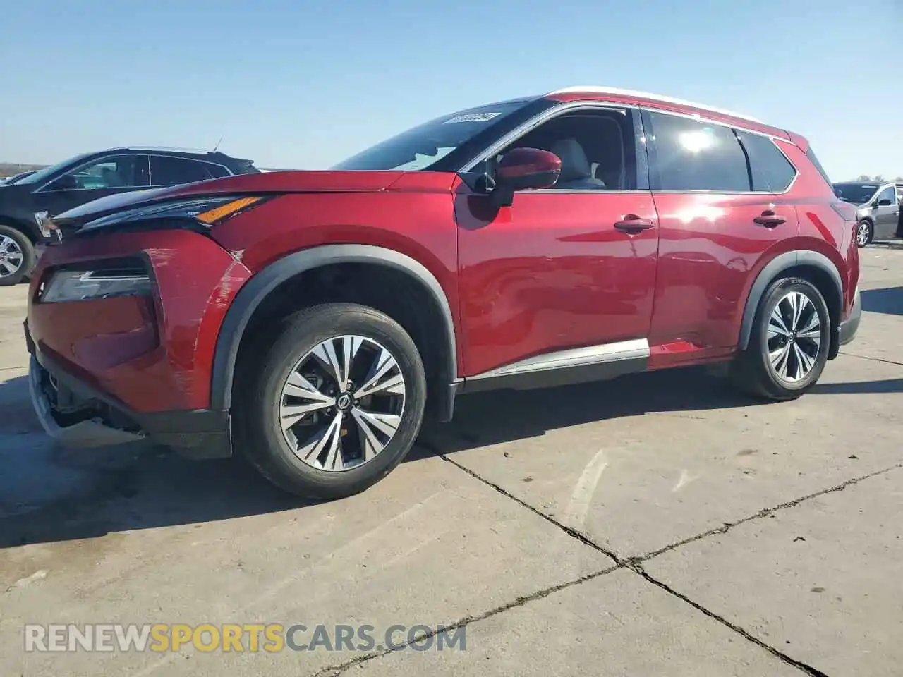 1 Photograph of a damaged car 5N1AT3BA8MC790828 NISSAN ROGUE 2021