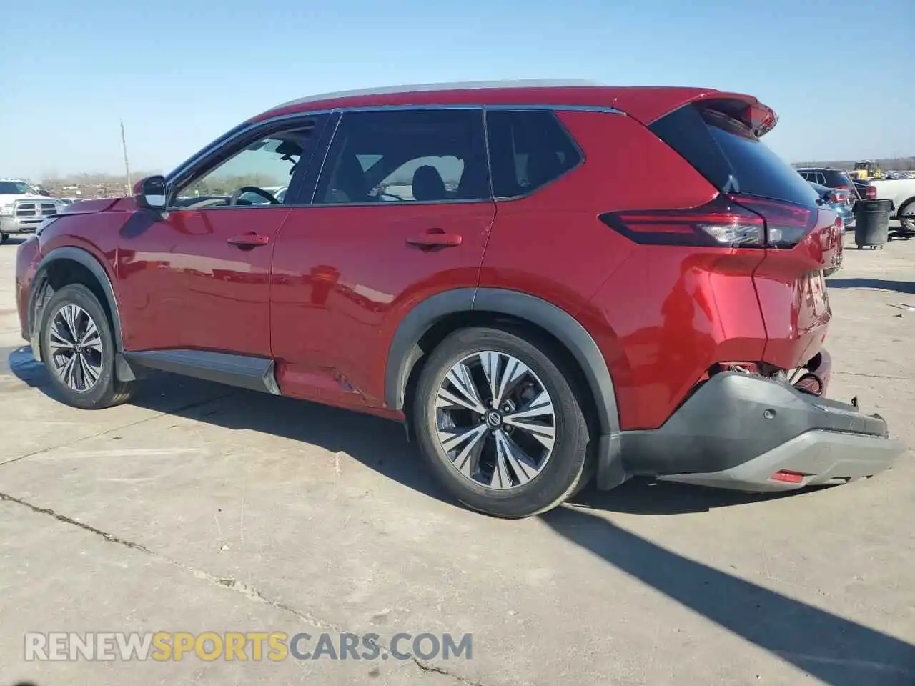 2 Photograph of a damaged car 5N1AT3BA8MC790828 NISSAN ROGUE 2021