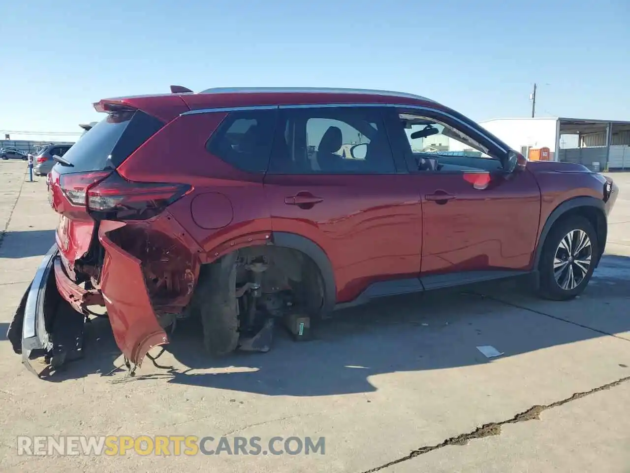 3 Photograph of a damaged car 5N1AT3BA8MC790828 NISSAN ROGUE 2021