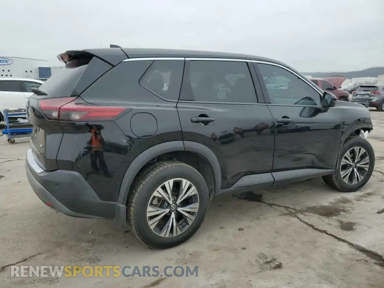3 Photograph of a damaged car 5N1AT3BA8MC793406 NISSAN ROGUE 2021