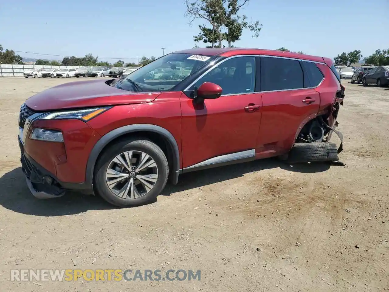 1 Photograph of a damaged car 5N1AT3BA8MC793745 NISSAN ROGUE 2021