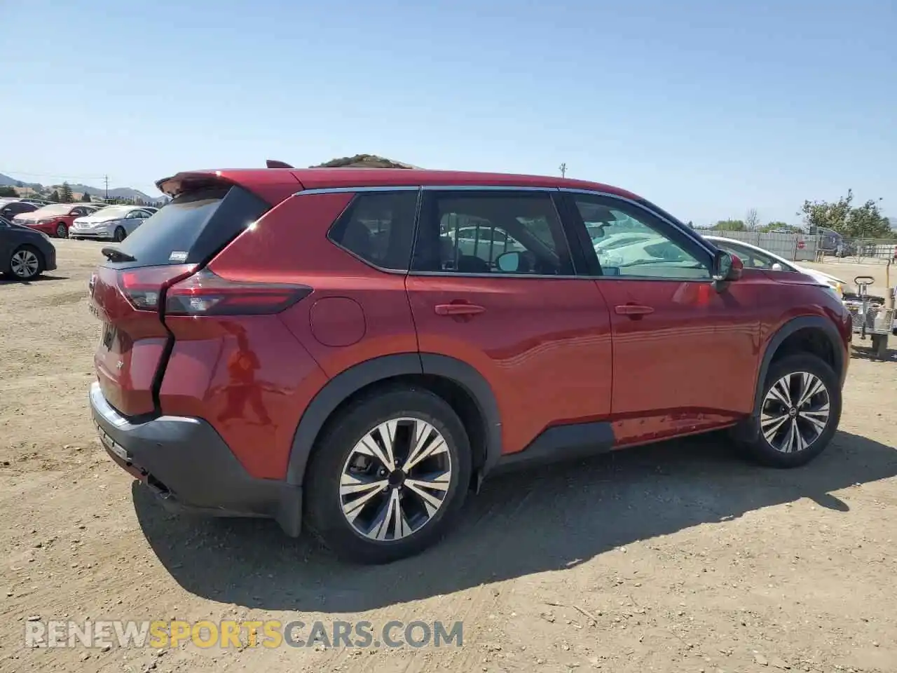 3 Photograph of a damaged car 5N1AT3BA8MC793745 NISSAN ROGUE 2021