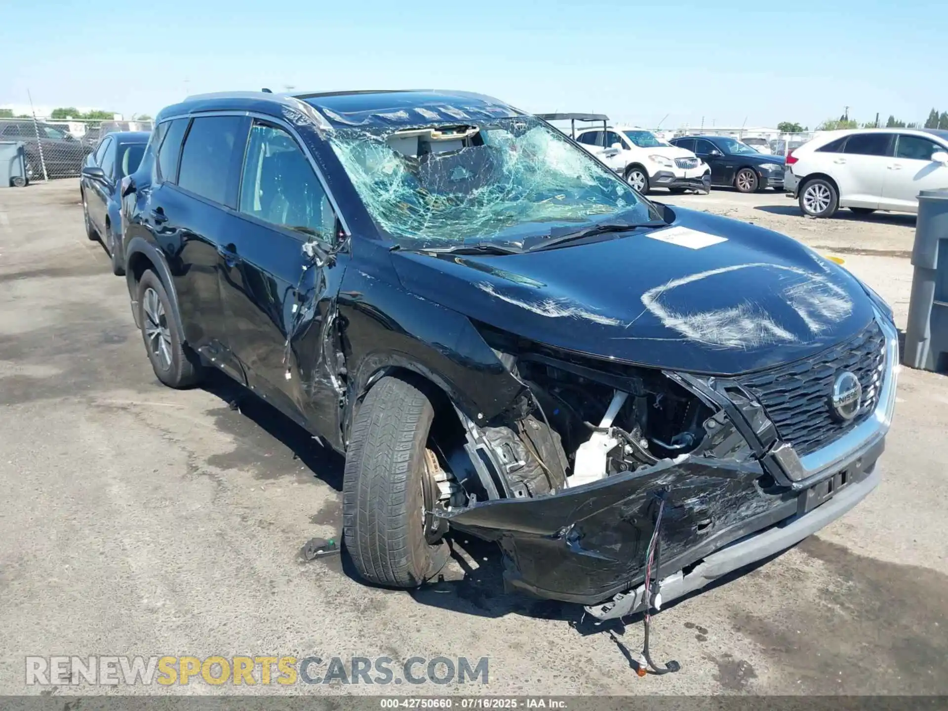 1 fotografías del automóvil dañado 5N1AT3BA8MC819759 NISSAN ROGUE 2021