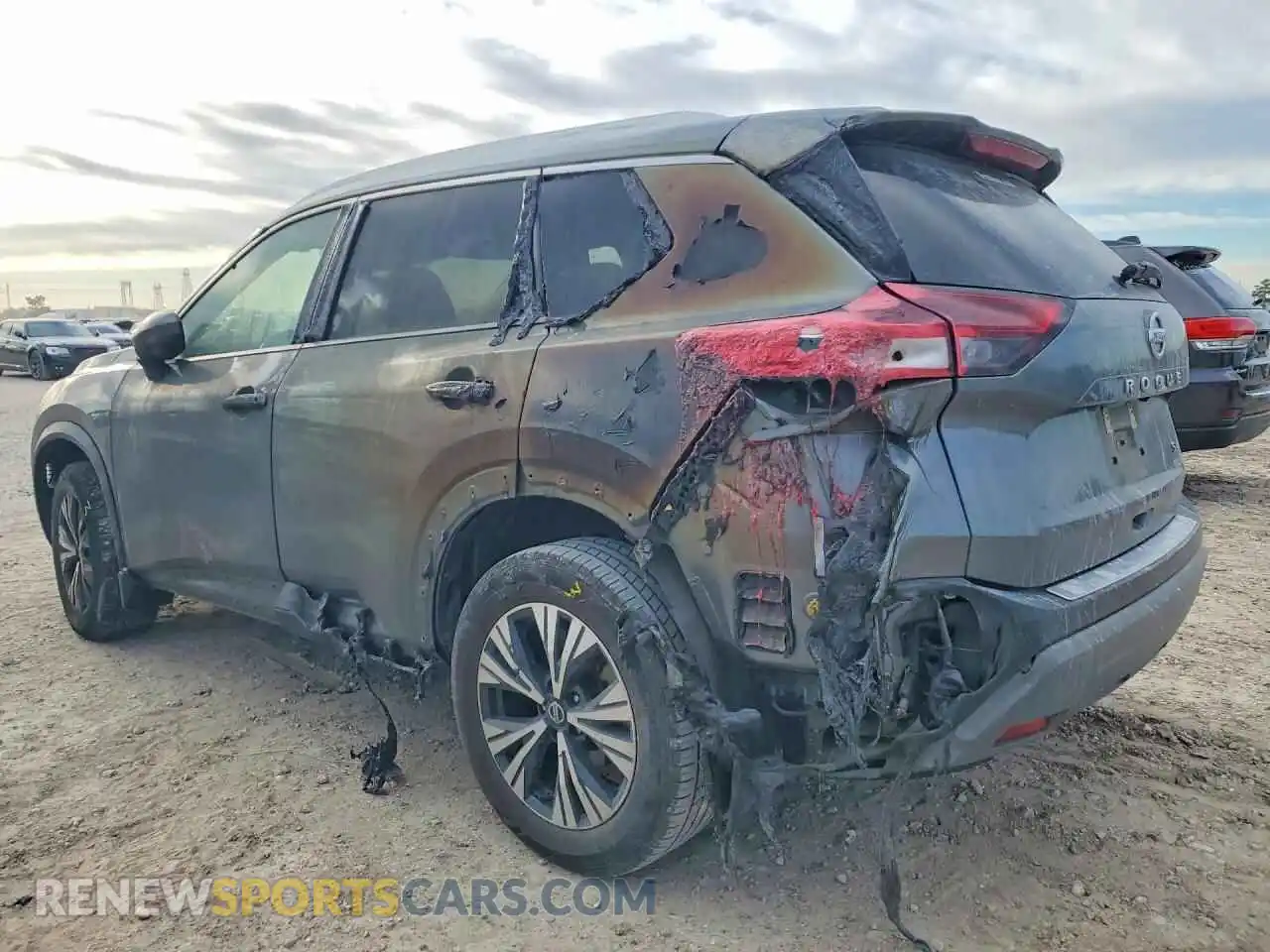 2 Photograph of a damaged car 5N1AT3BA8MC820359 NISSAN ROGUE 2021