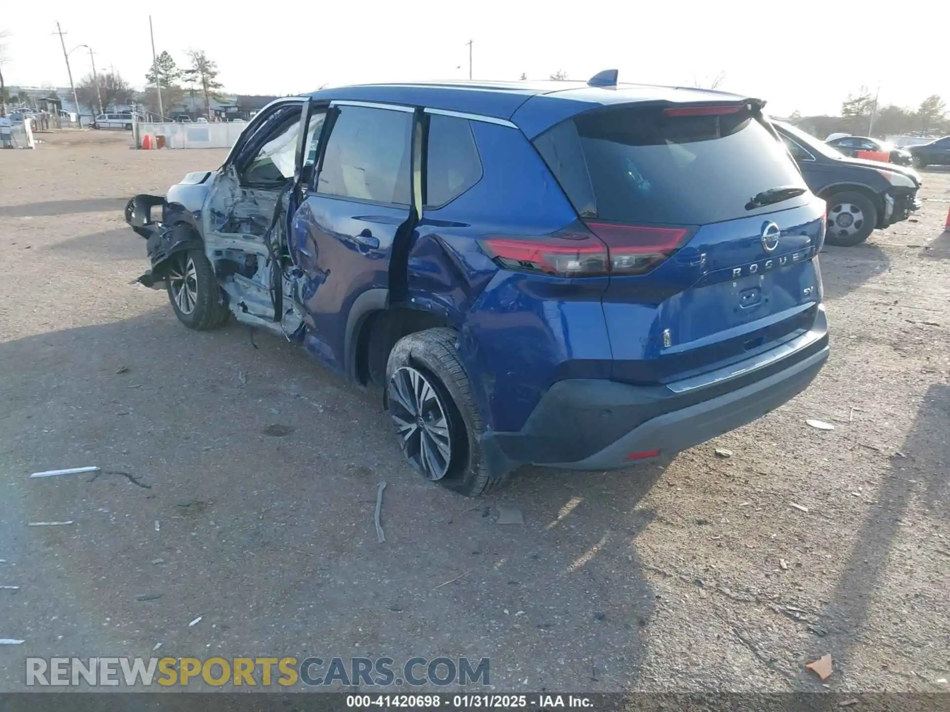 3 Photograph of a damaged car 5N1AT3BA8MC822161 NISSAN ROGUE 2021