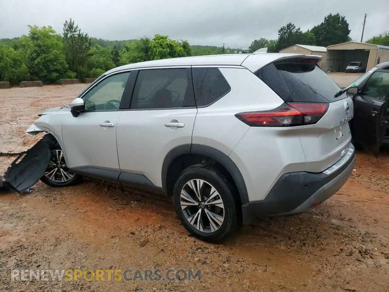 2 Photograph of a damaged car 5N1AT3BA8MC827120 NISSAN ROGUE 2021