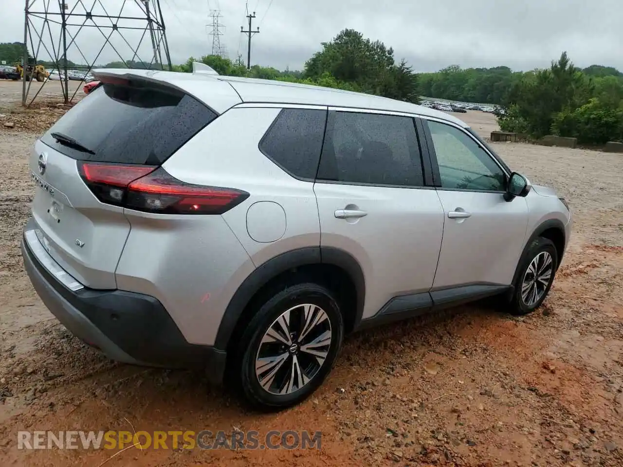 3 Photograph of a damaged car 5N1AT3BA8MC827120 NISSAN ROGUE 2021