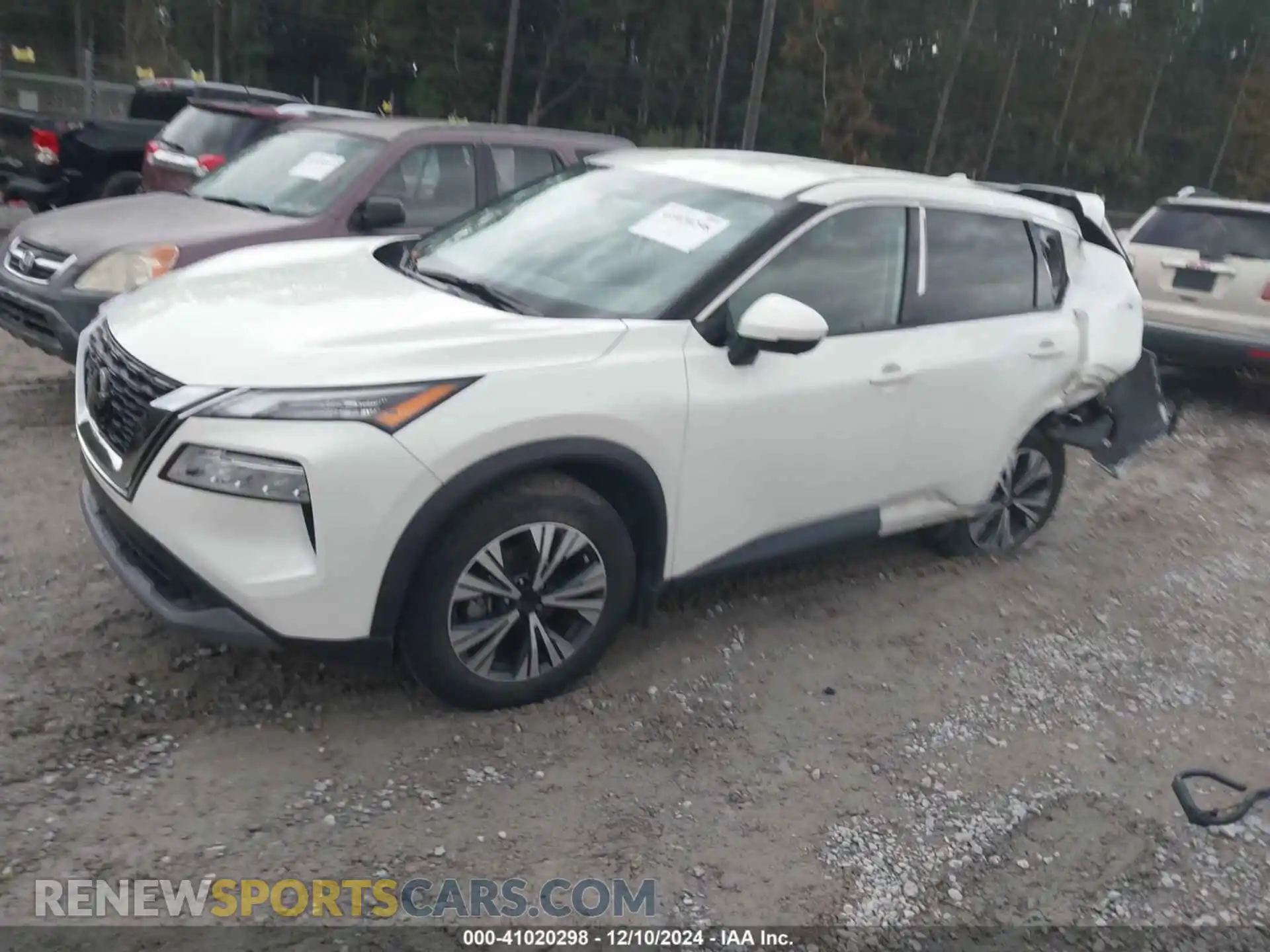 2 Photograph of a damaged car 5N1AT3BA8MC844449 NISSAN ROGUE 2021