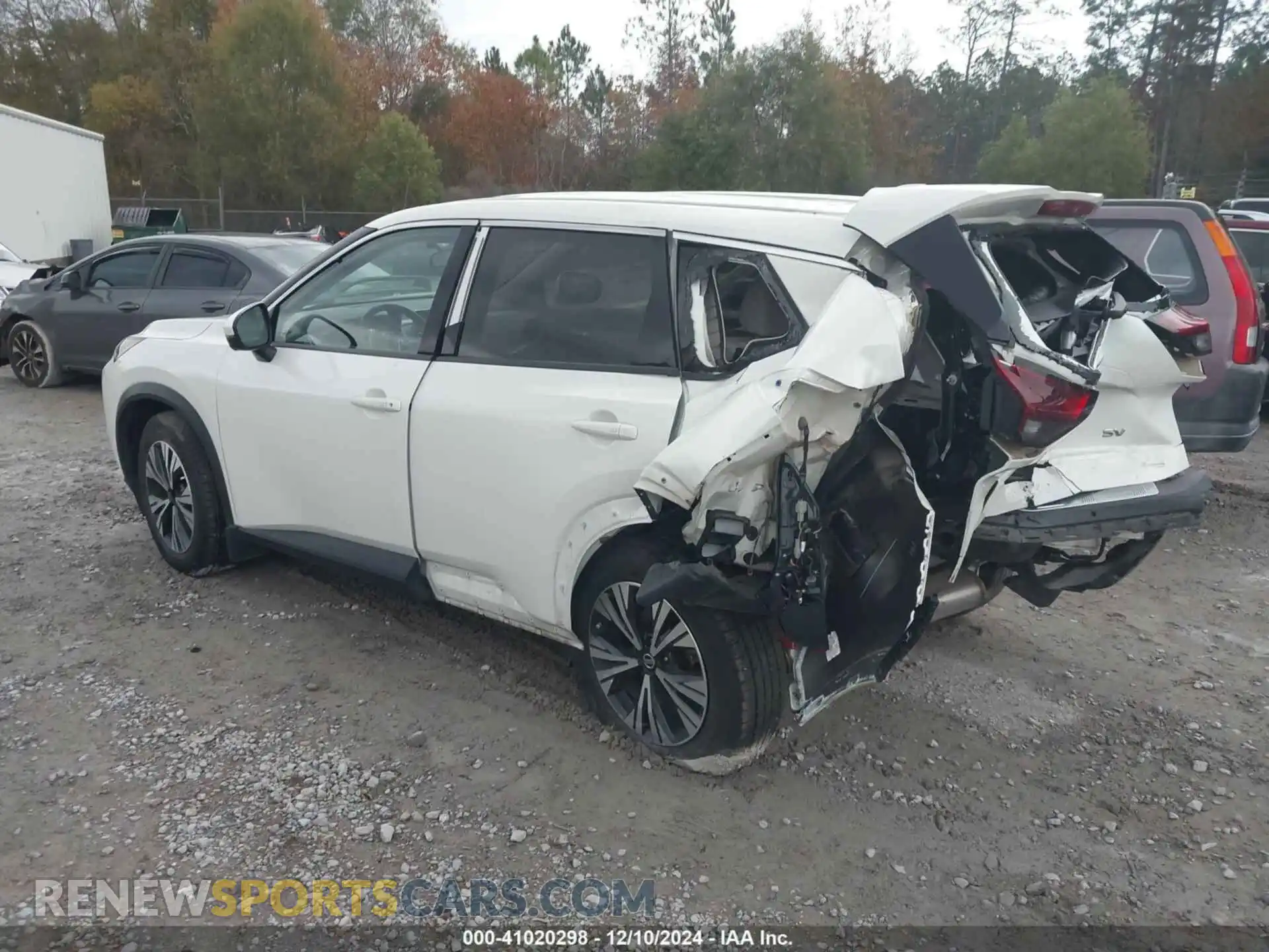 3 Photograph of a damaged car 5N1AT3BA8MC844449 NISSAN ROGUE 2021
