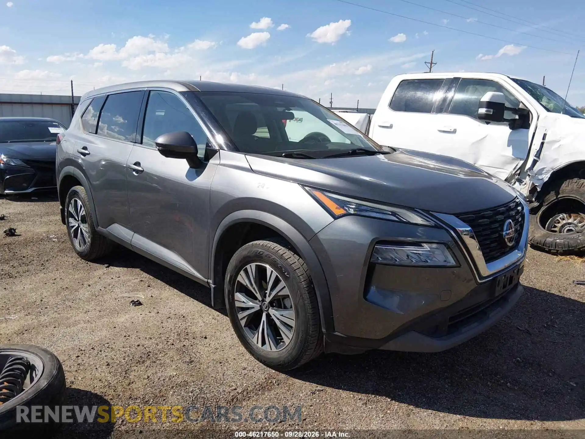 1 Photograph of a damaged car 5N1AT3BA8MC848386 NISSAN ROGUE 2021