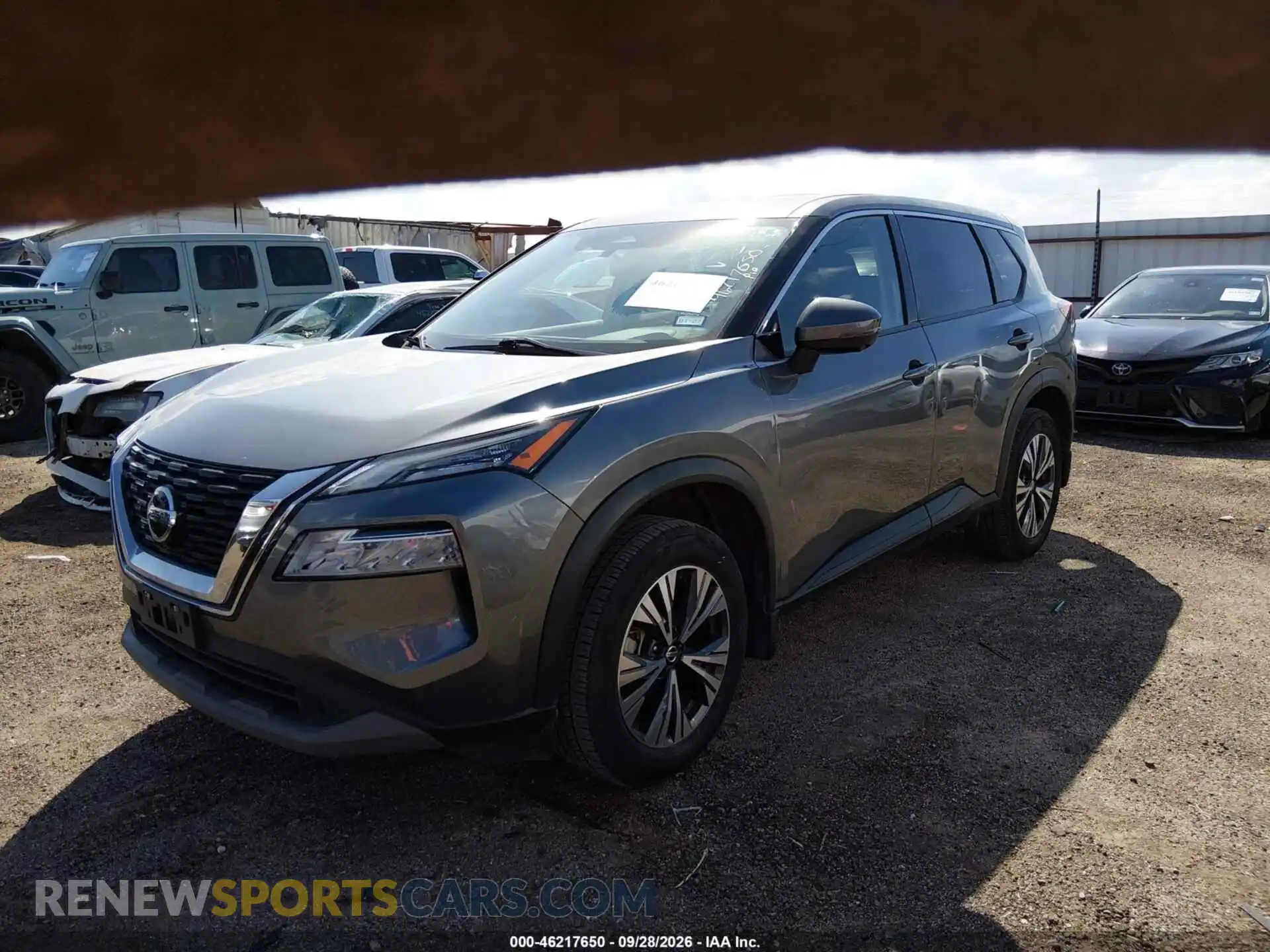 2 Photograph of a damaged car 5N1AT3BA8MC848386 NISSAN ROGUE 2021