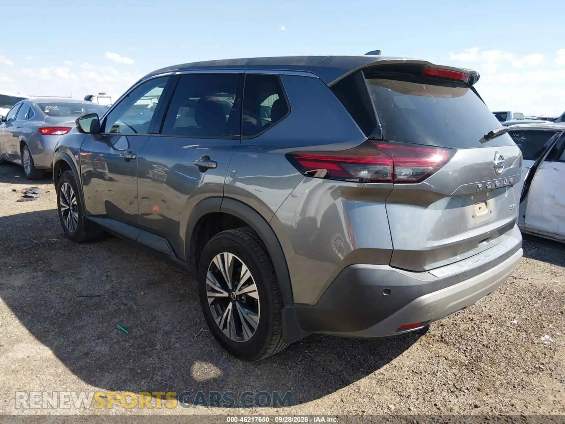 3 Photograph of a damaged car 5N1AT3BA8MC848386 NISSAN ROGUE 2021