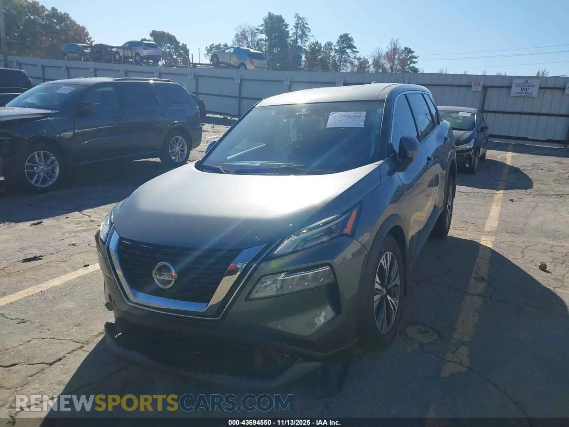 2 Photograph of a damaged car 5N1AT3BA9MC672335 NISSAN ROGUE 2021