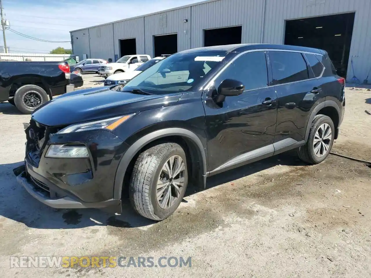 1 Photograph of a damaged car 5N1AT3BA9MC696358 NISSAN ROGUE 2021
