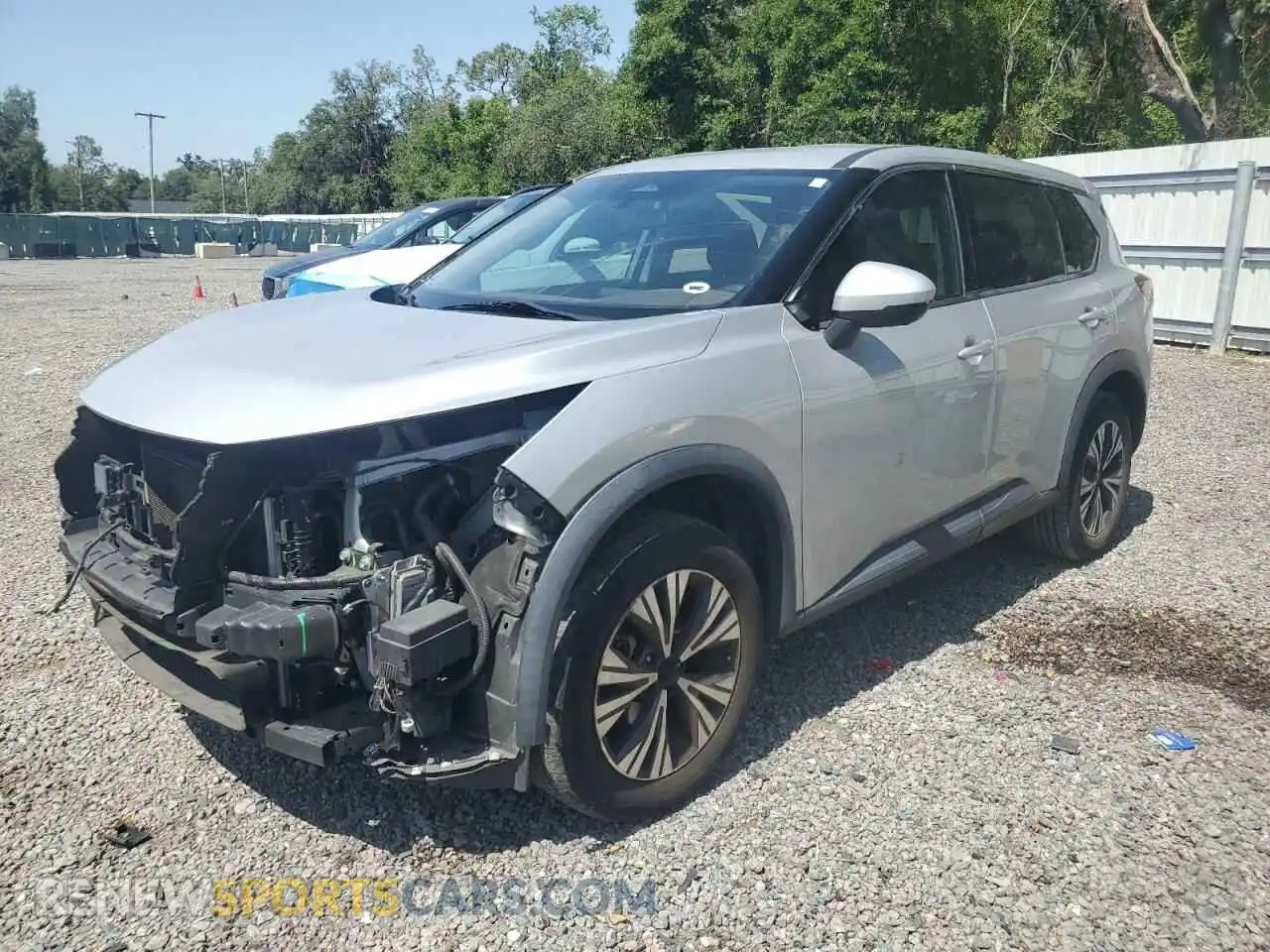 1 Photograph of a damaged car 5N1AT3BA9MC707648 NISSAN ROGUE 2021