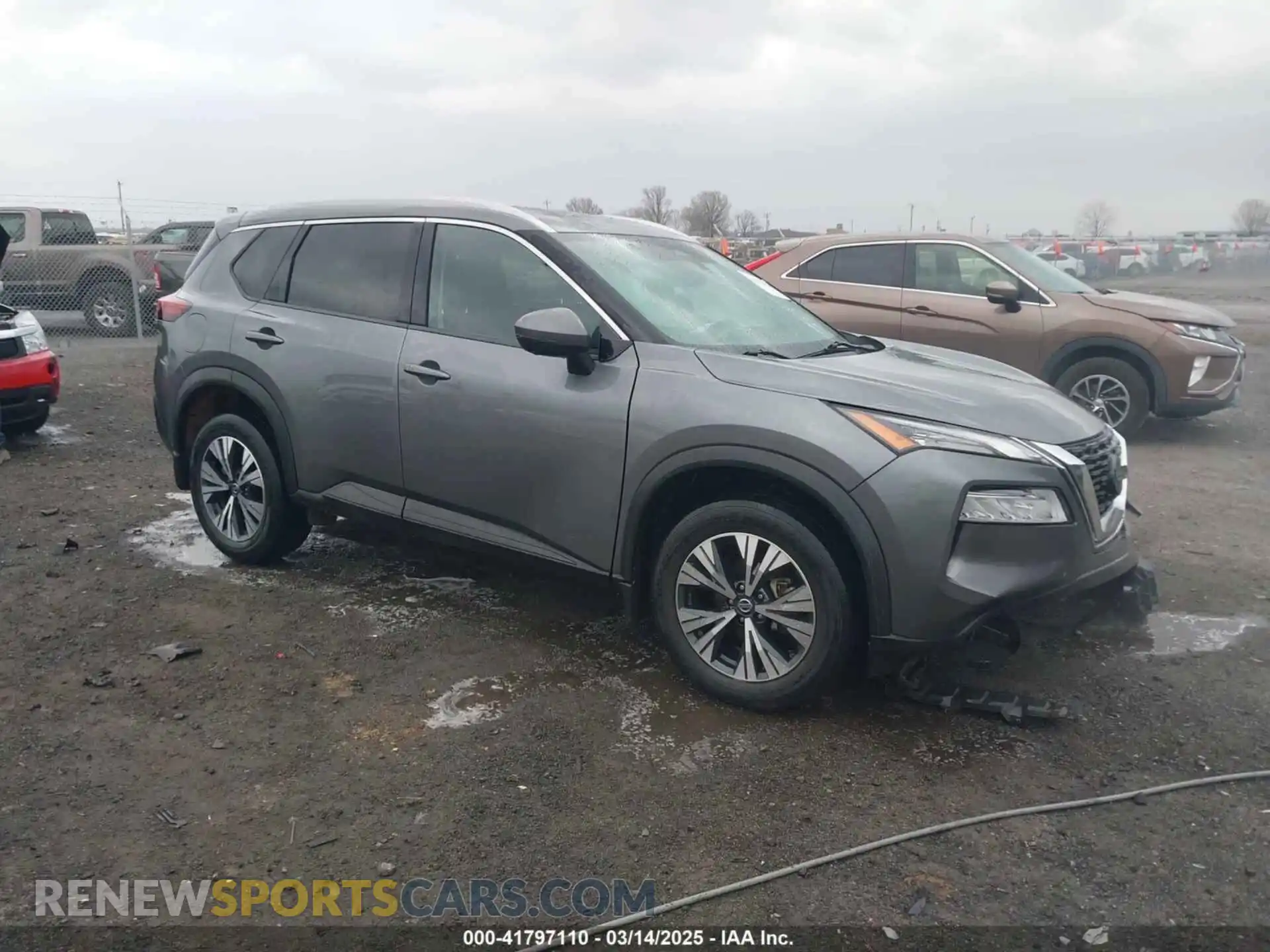 1 Photograph of a damaged car 5N1AT3BA9MC719010 NISSAN ROGUE 2021