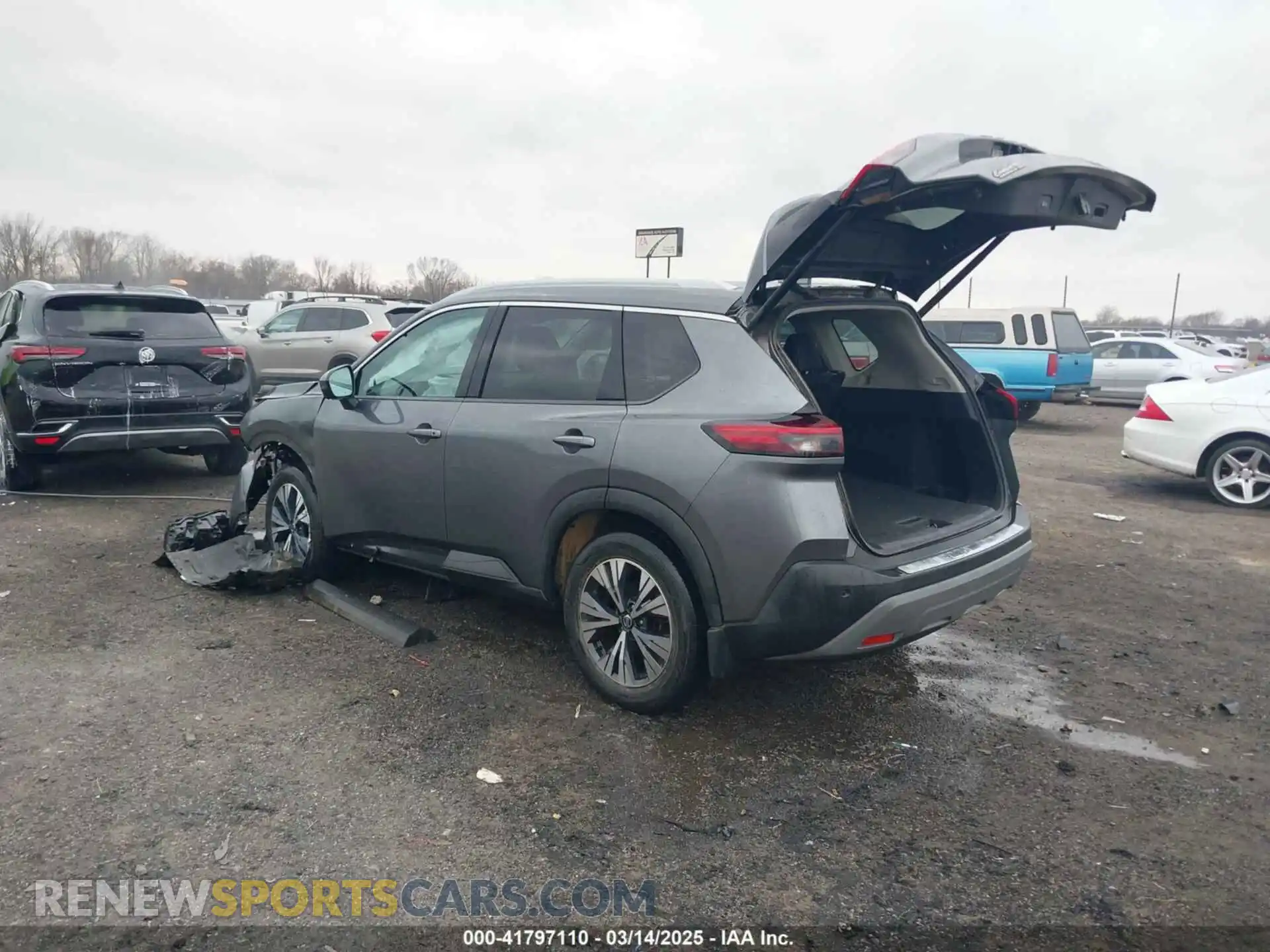 3 Photograph of a damaged car 5N1AT3BA9MC719010 NISSAN ROGUE 2021