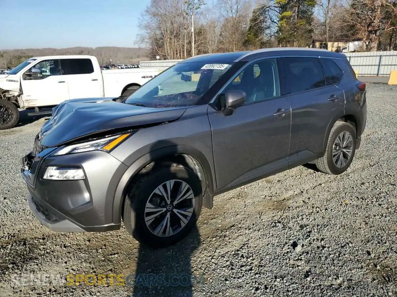 1 Photograph of a damaged car 5N1AT3BA9MC719377 NISSAN ROGUE 2021