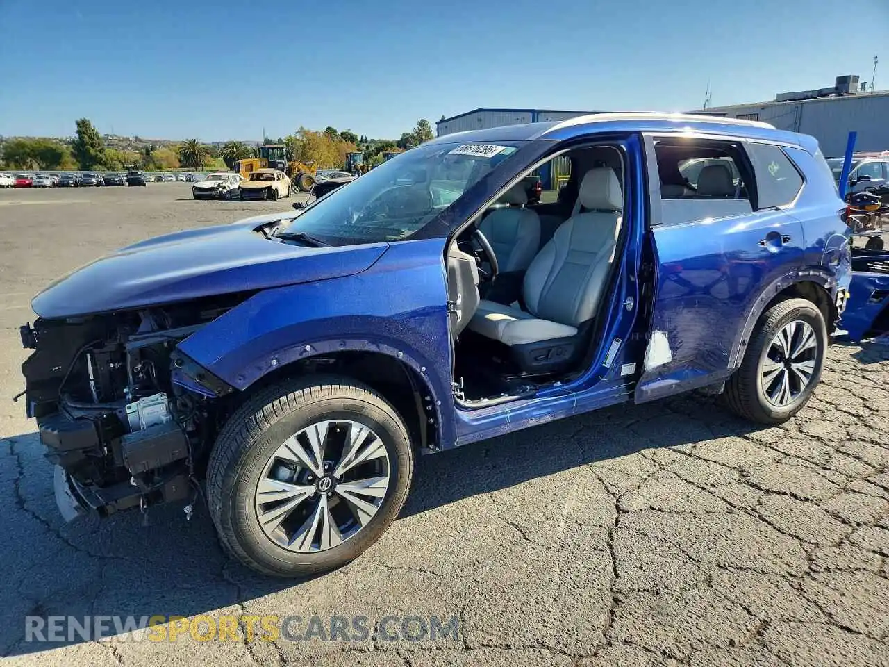 1 Photograph of a damaged car 5N1AT3BA9MC724644 NISSAN ROGUE 2021