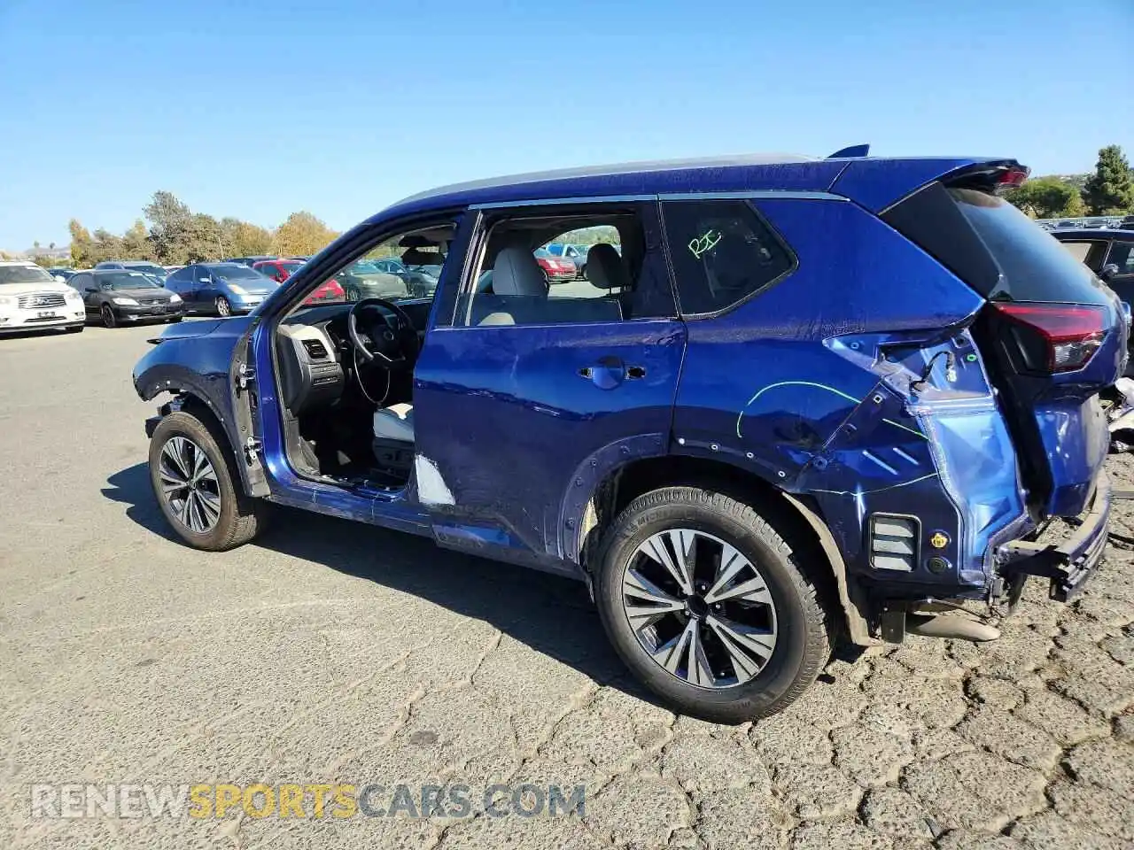 2 Photograph of a damaged car 5N1AT3BA9MC724644 NISSAN ROGUE 2021