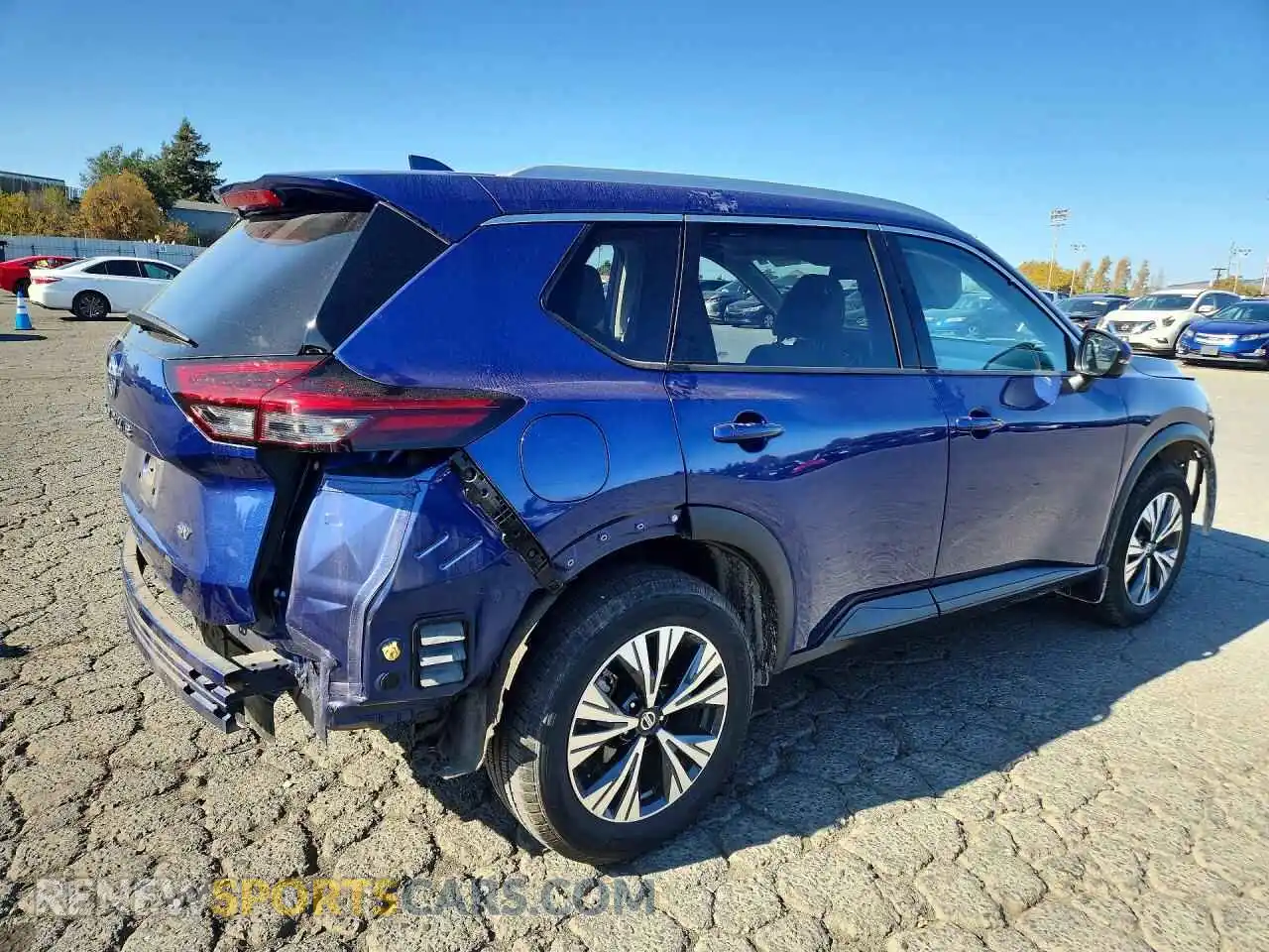 3 Photograph of a damaged car 5N1AT3BA9MC724644 NISSAN ROGUE 2021