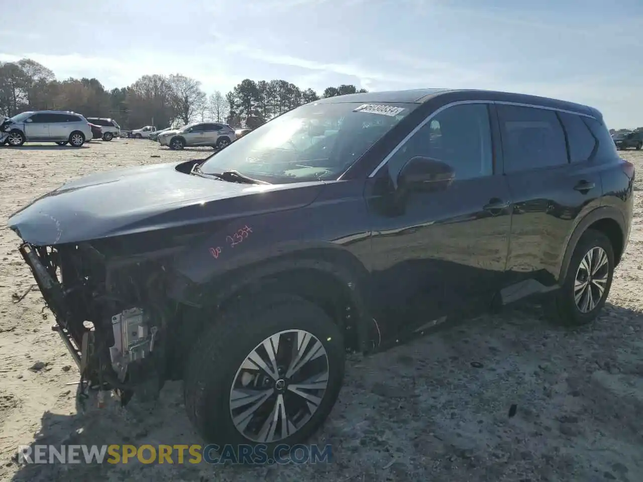1 Photograph of a damaged car 5N1AT3BA9MC732680 NISSAN ROGUE 2021