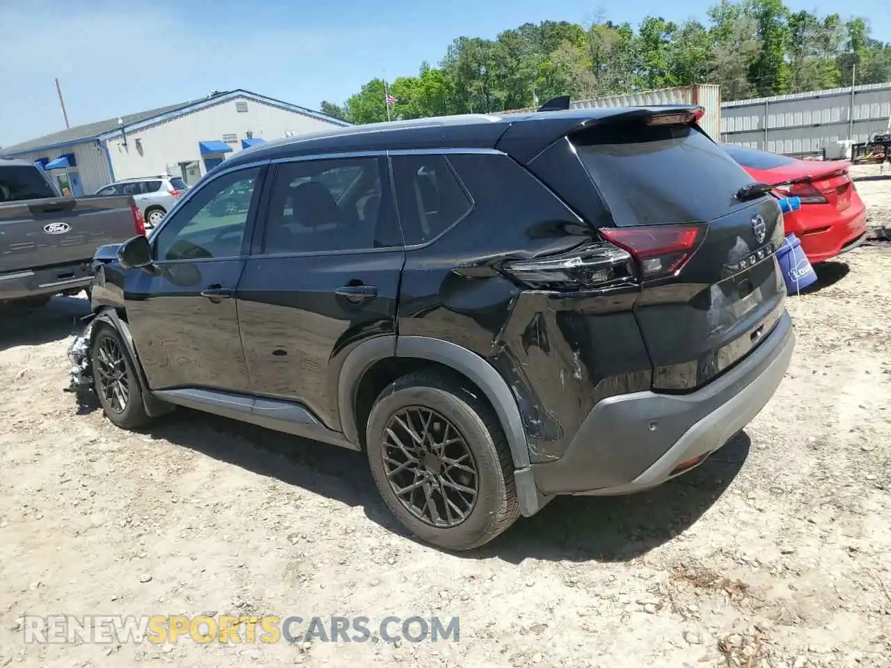 2 Photograph of a damaged car 5N1AT3BA9MC734395 NISSAN ROGUE 2021