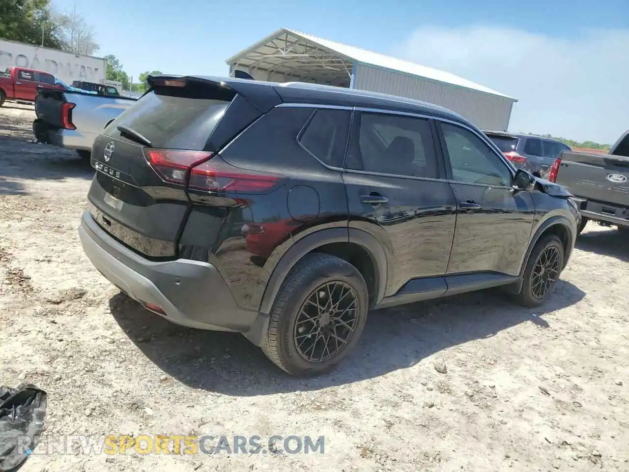 3 Photograph of a damaged car 5N1AT3BA9MC734395 NISSAN ROGUE 2021