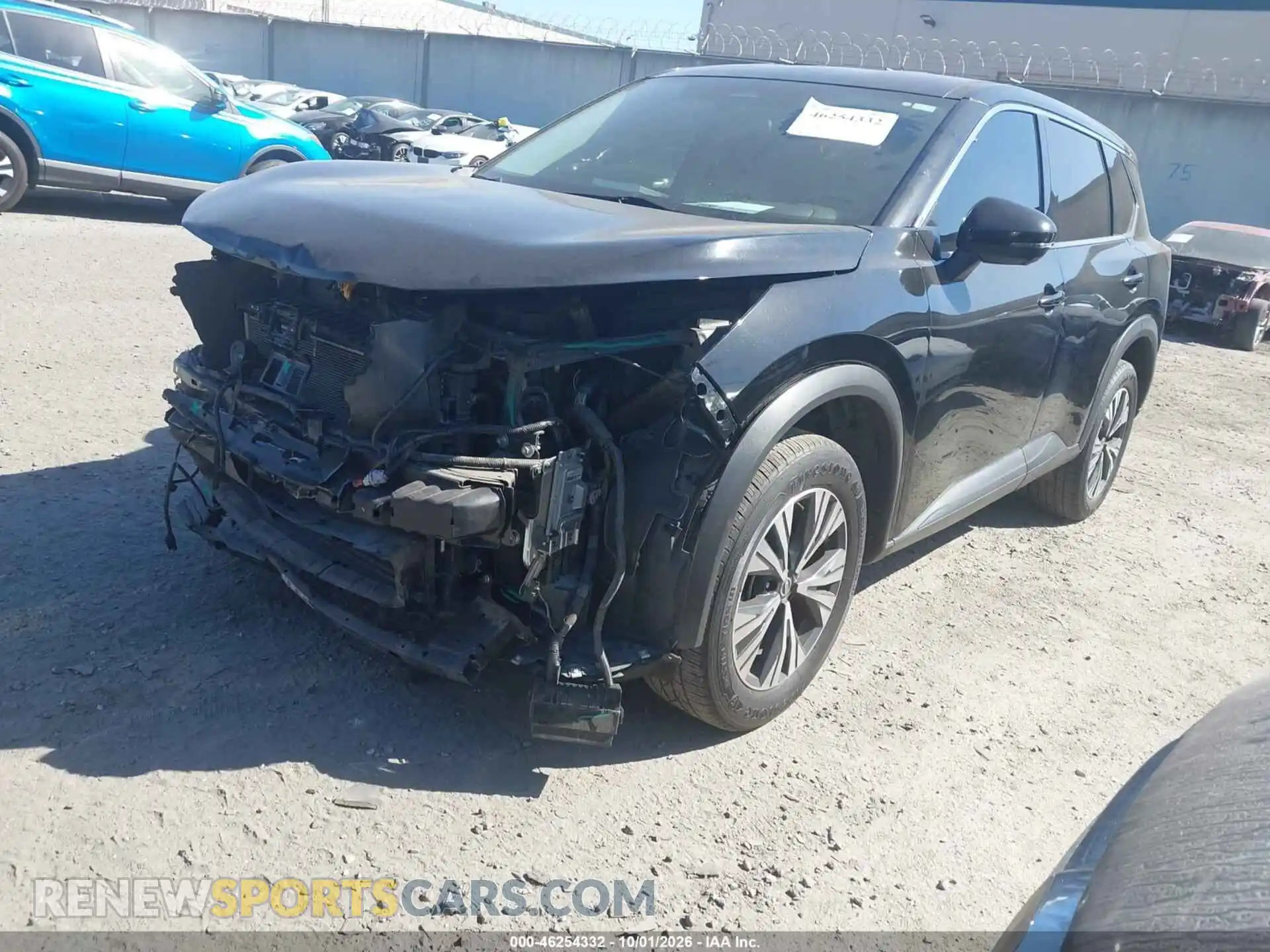 2 Photograph of a damaged car 5N1AT3BA9MC737412 NISSAN ROGUE 2021