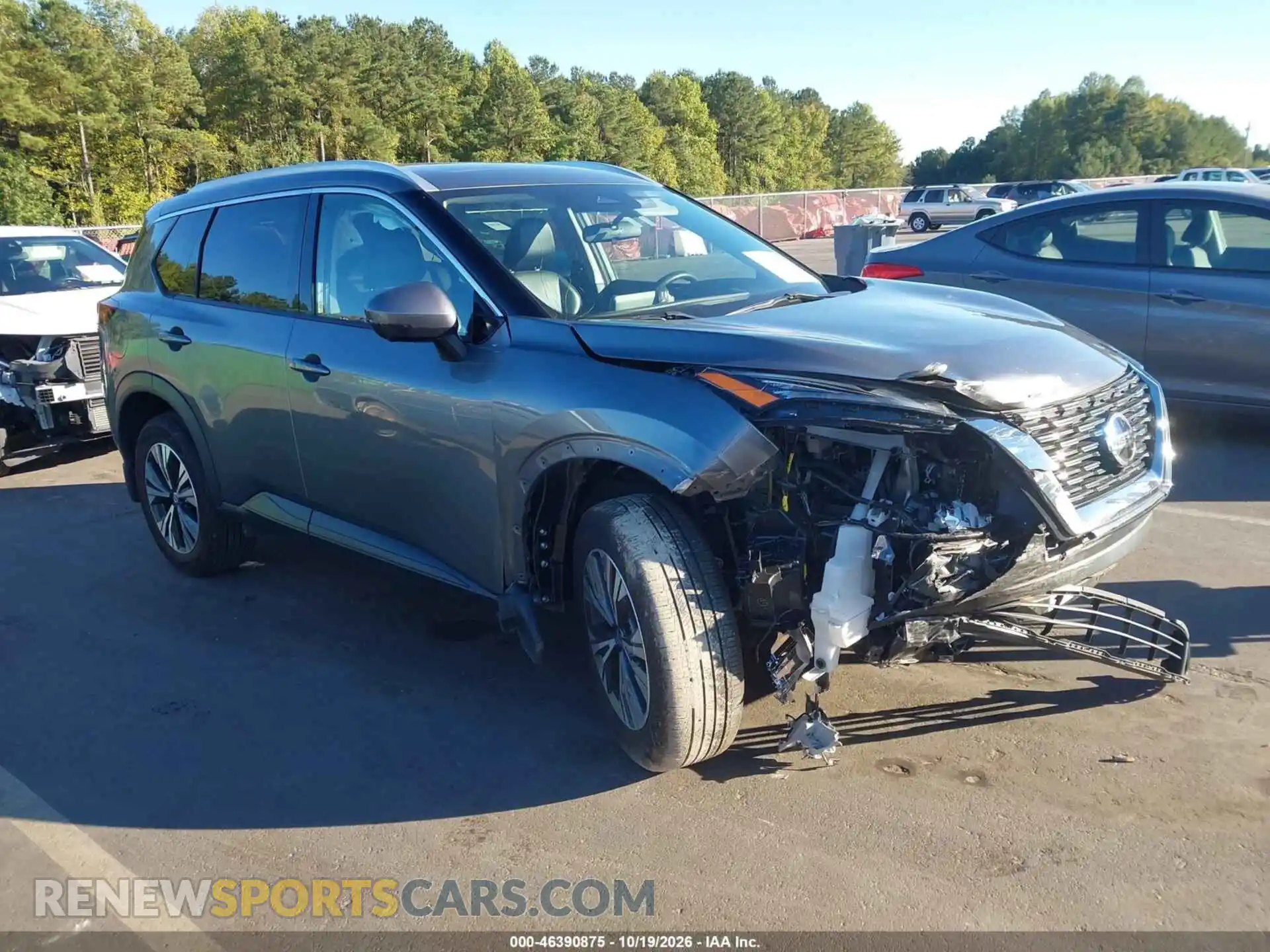1 Photograph of a damaged car 5N1AT3BA9MC772015 NISSAN ROGUE 2021