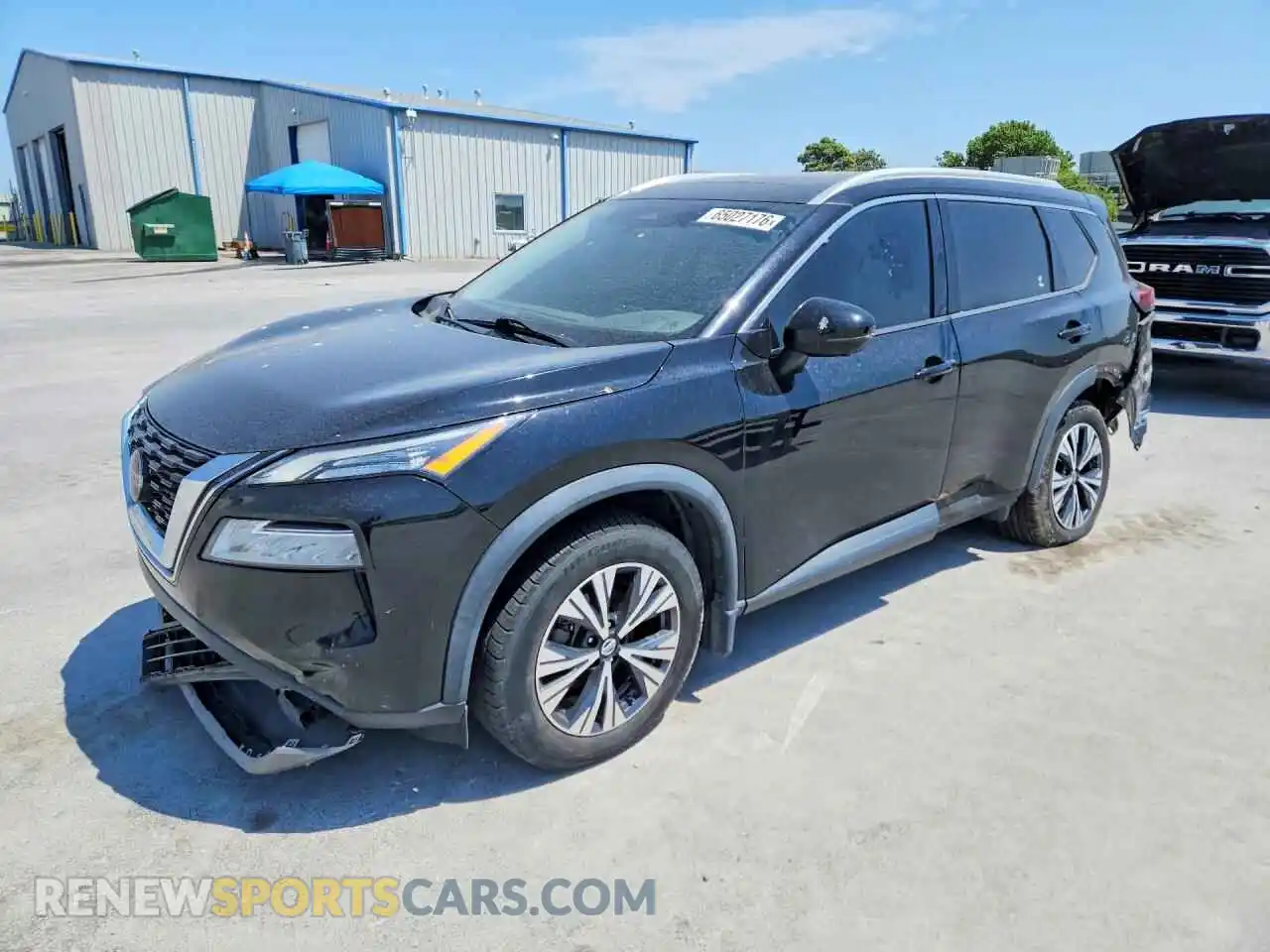 1 Photograph of a damaged car 5N1AT3BA9MC783113 NISSAN ROGUE 2021