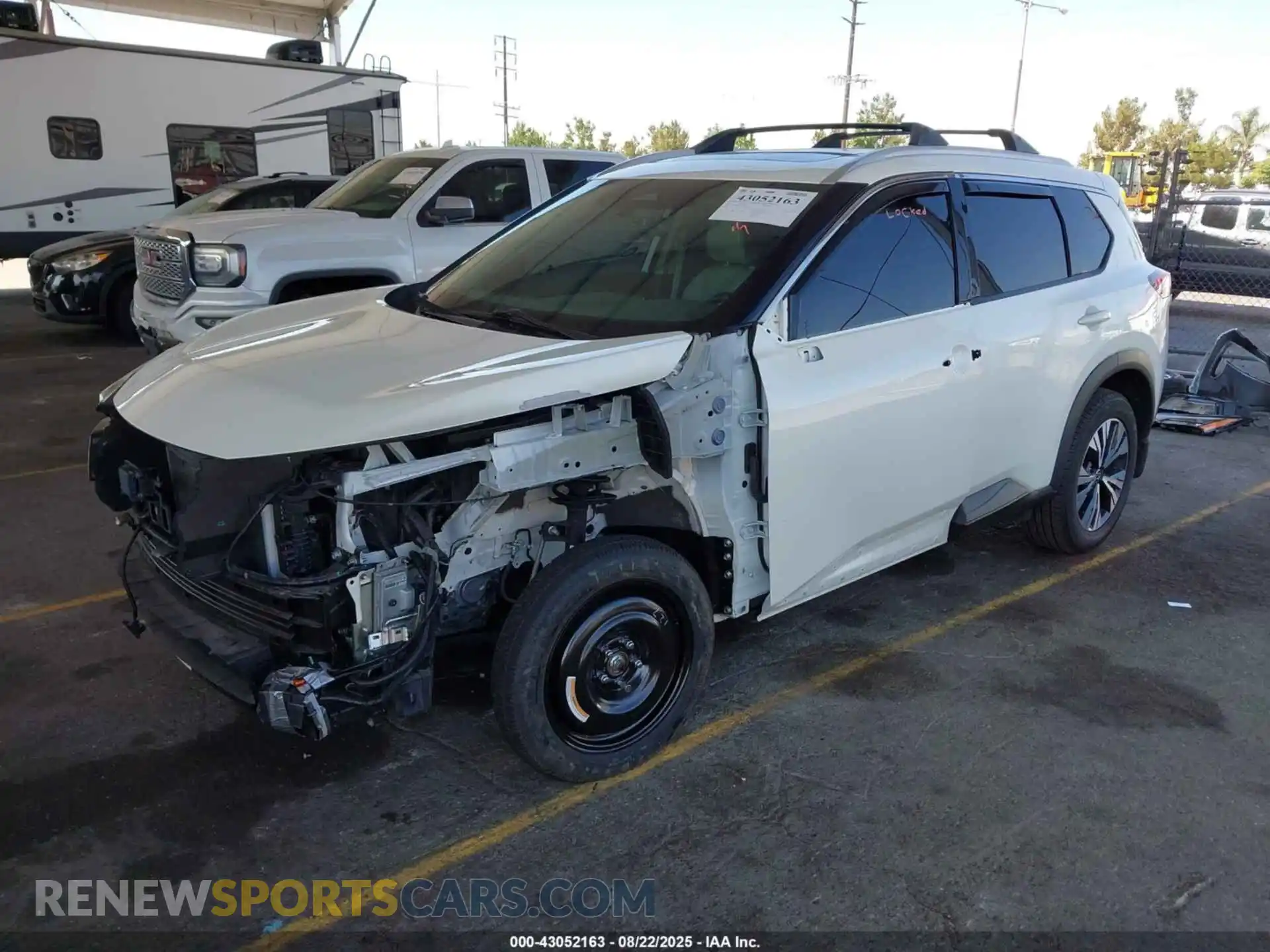 2 Photograph of a damaged car 5N1AT3BA9MC787131 NISSAN ROGUE 2021