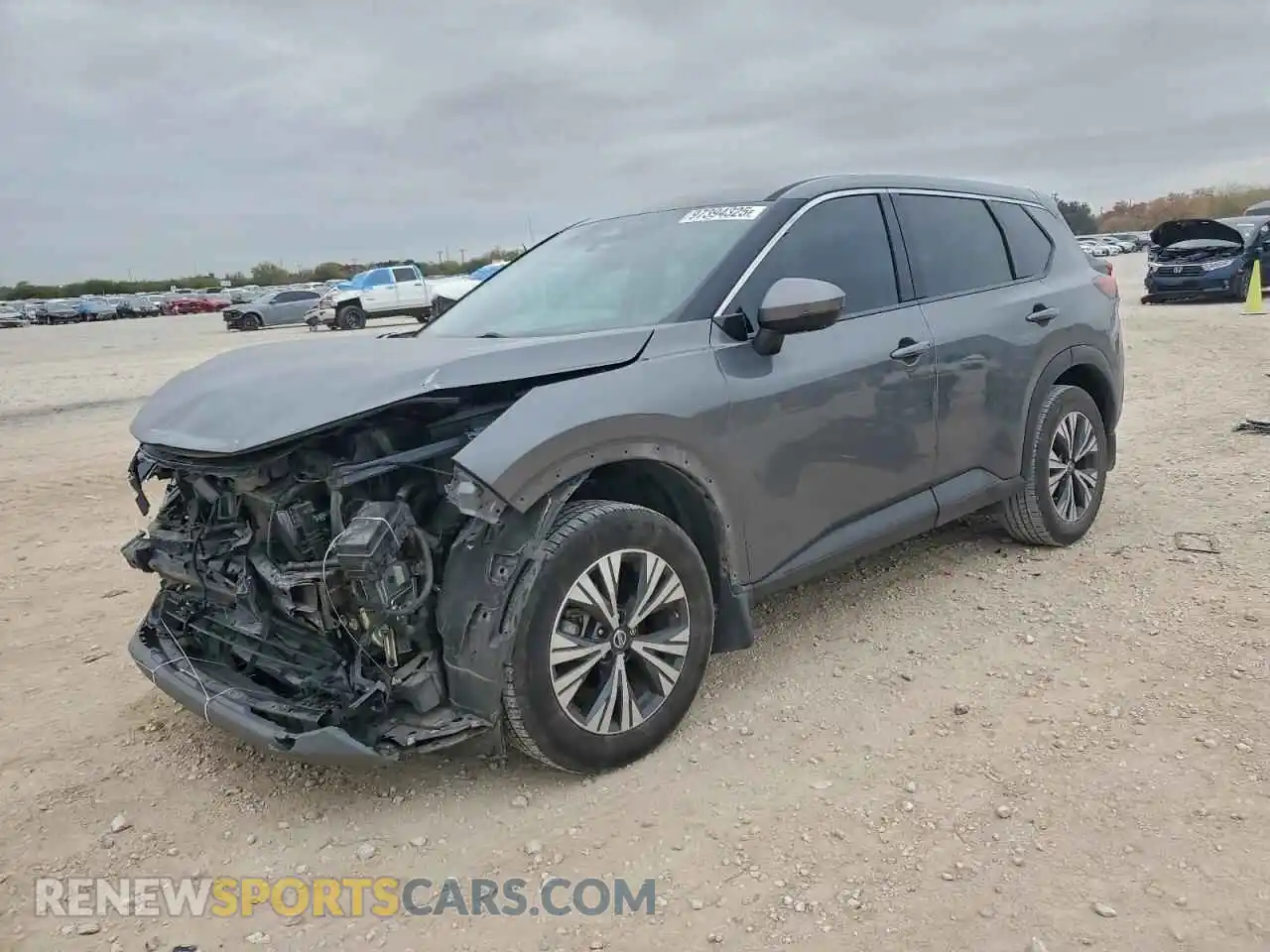 1 Photograph of a damaged car 5N1AT3BA9MC787615 NISSAN ROGUE 2021