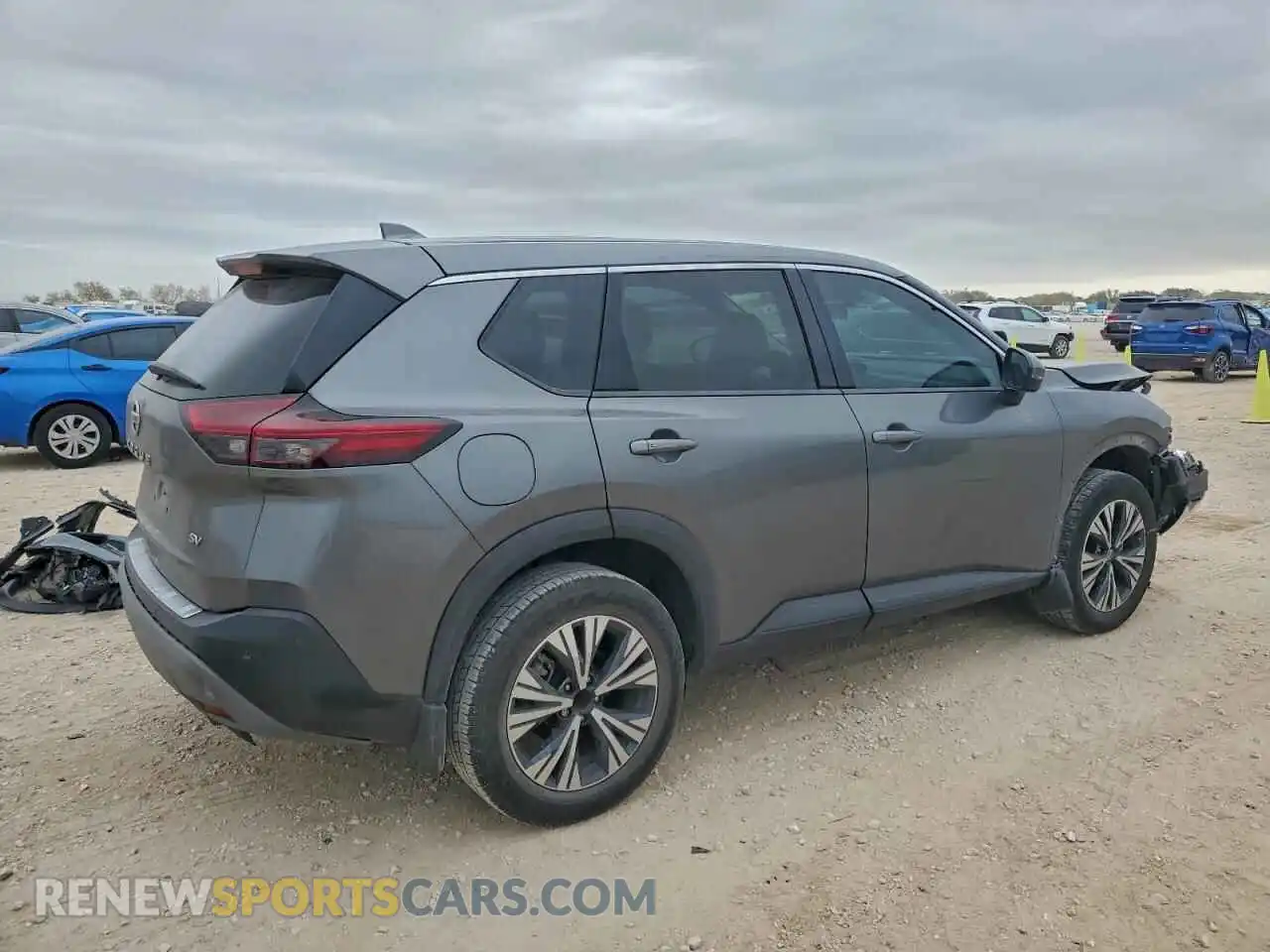 3 Photograph of a damaged car 5N1AT3BA9MC787615 NISSAN ROGUE 2021