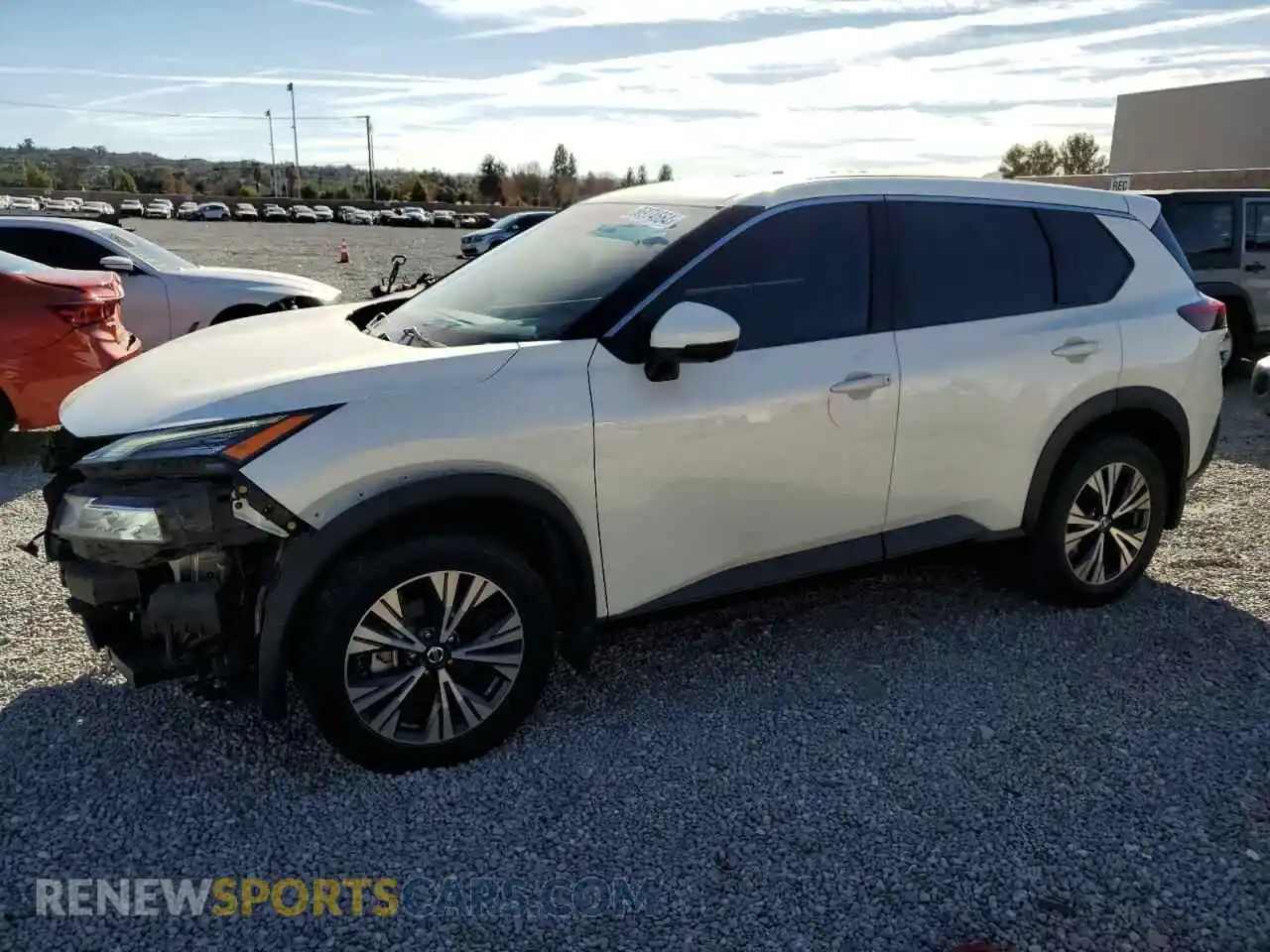 1 Photograph of a damaged car 5N1AT3BA9MC788666 NISSAN ROGUE 2021