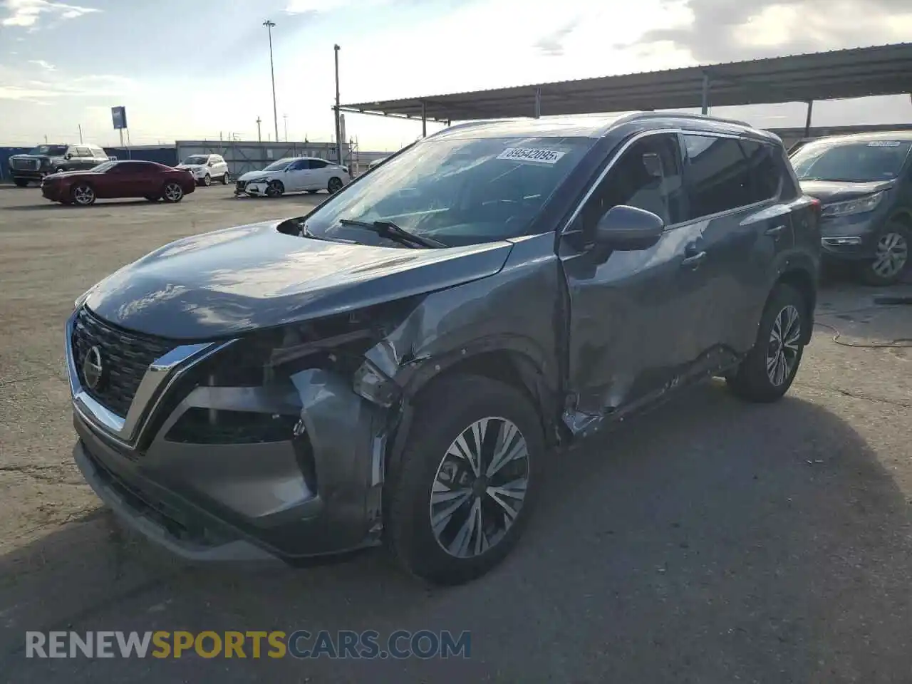 1 Photograph of a damaged car 5N1AT3BA9MC796539 NISSAN ROGUE 2021