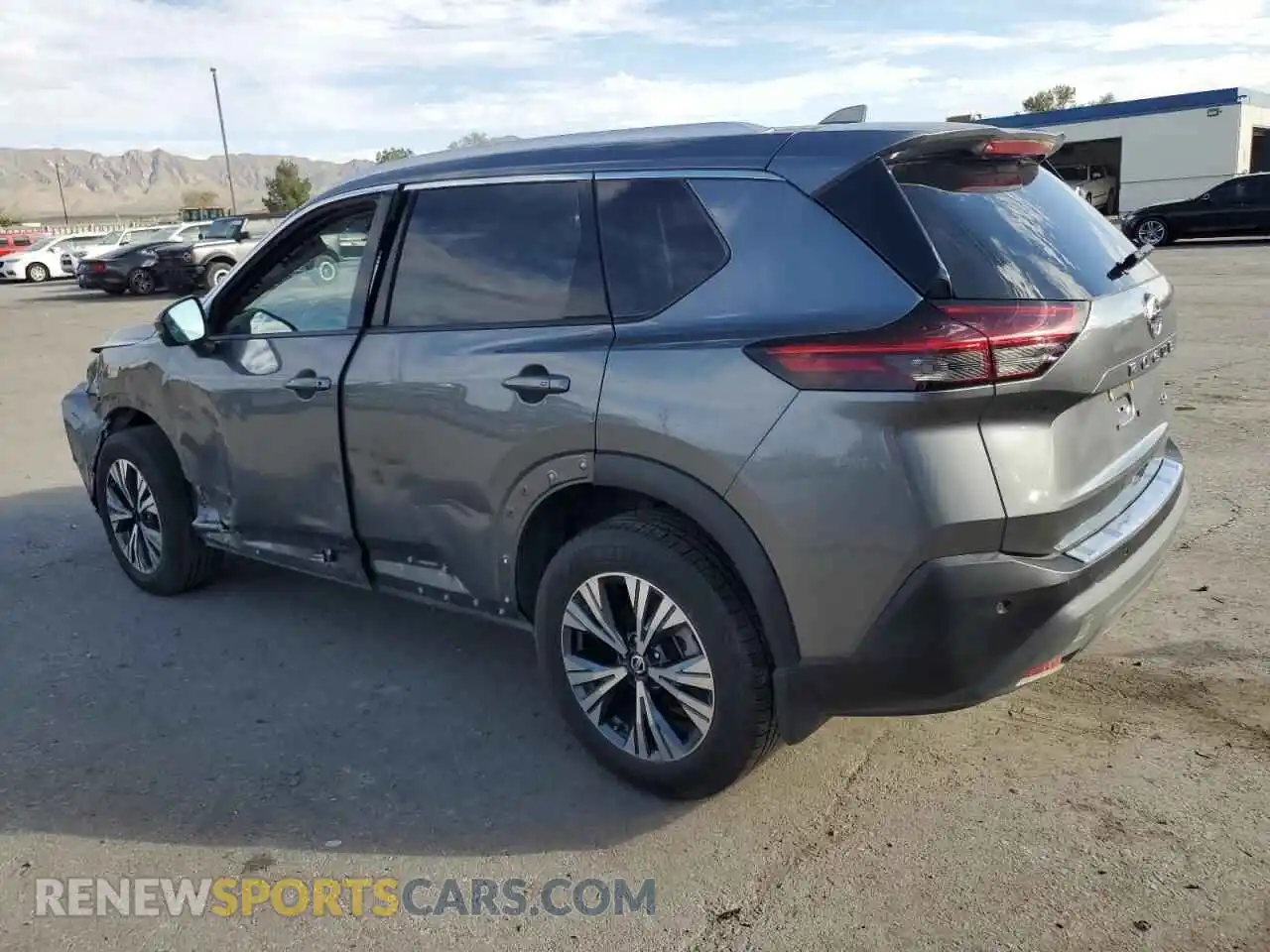 2 Photograph of a damaged car 5N1AT3BA9MC796539 NISSAN ROGUE 2021