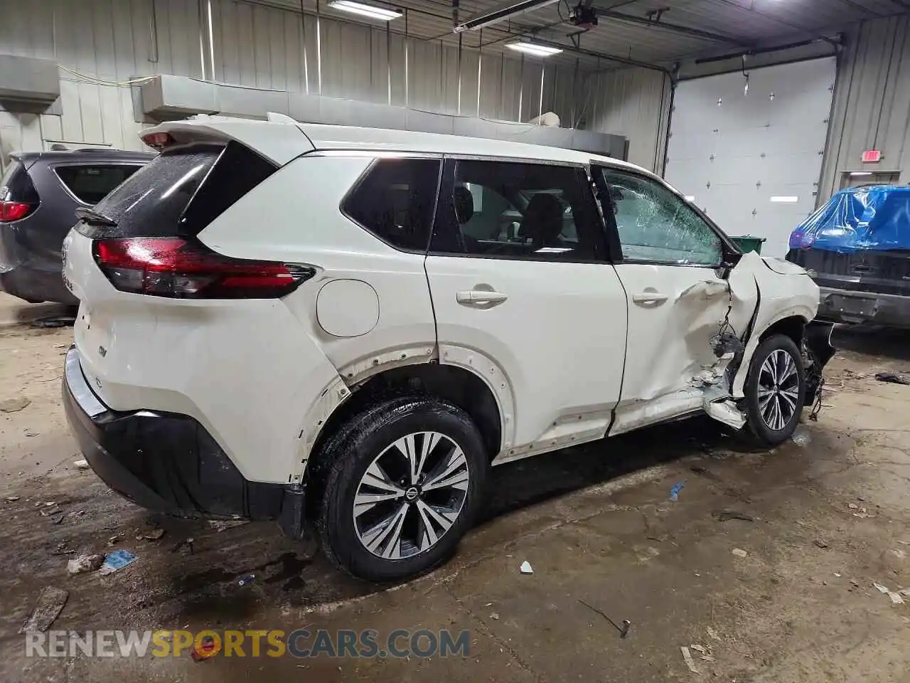 3 Photograph of a damaged car 5N1AT3BA9MC831922 NISSAN ROGUE 2021