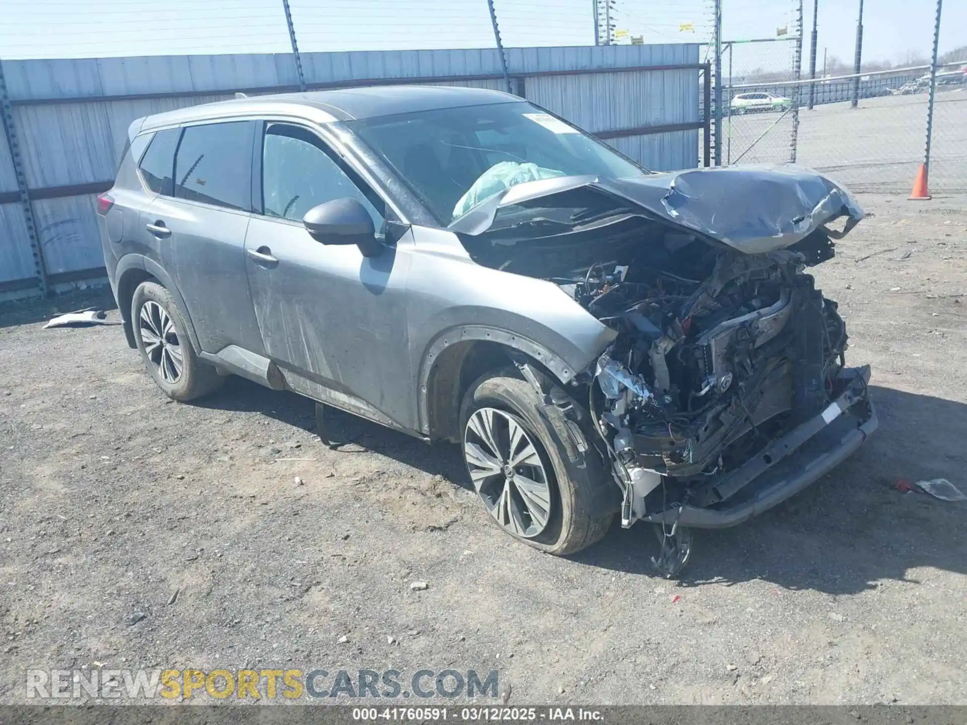 1 Photograph of a damaged car 5N1AT3BAXMC676068 NISSAN ROGUE 2021