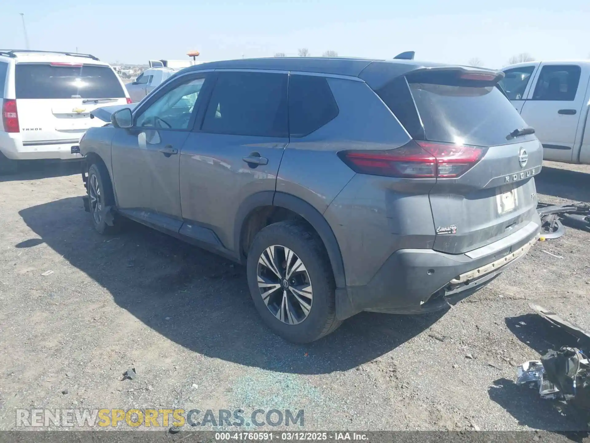 3 Photograph of a damaged car 5N1AT3BAXMC676068 NISSAN ROGUE 2021